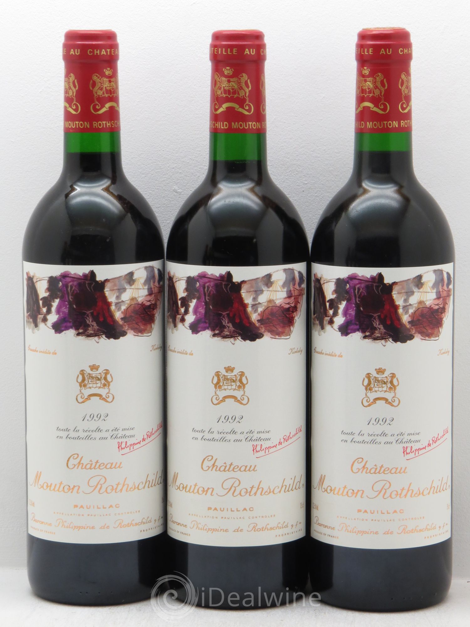Château Mouton Rothschild 1er Grand Cru Classé 1992 - Lot de 12 bouteilles - 3