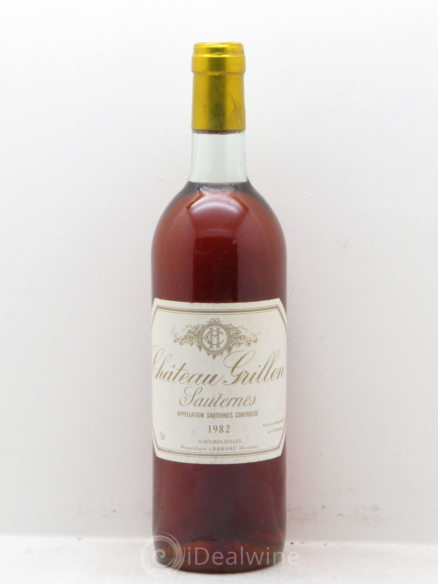 Sauternes Château Grillon 1982 - Posten von 1 Flasche - 0
