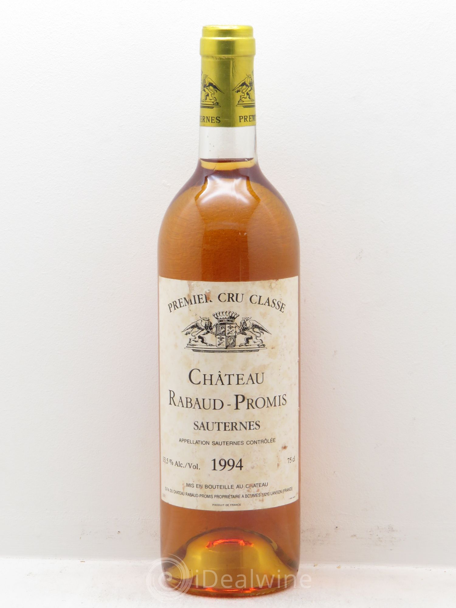 Château Rabaud Promis 1er Grand Cru Classé 1994 - Posten von 1 Flasche - 0