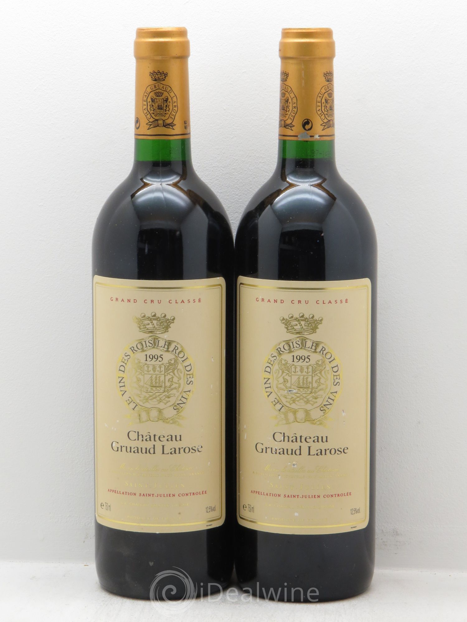 Château Gruaud Larose 2ème Grand Cru Classé 1995 - Lot de 2 bouteilles - 0