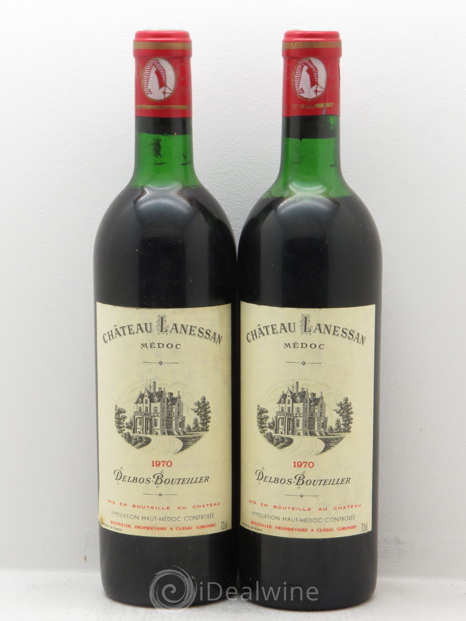 Château Lanessan Cru Bourgeois null 1970 - Lot of 2 bottles - 0