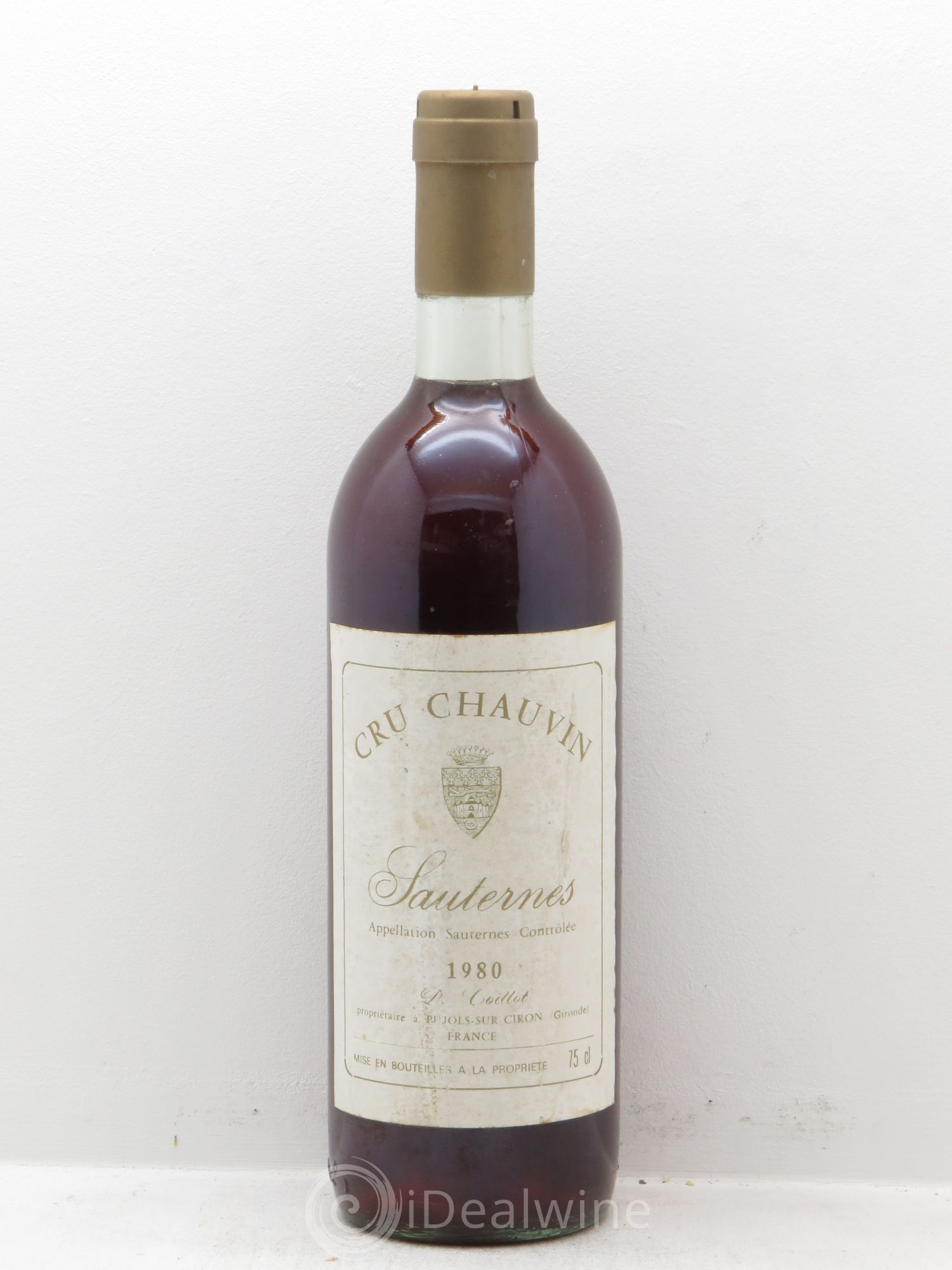 Sauternes Sauternes Cru Chauvin 1980 - Lotto di 1 bottiglia - 0