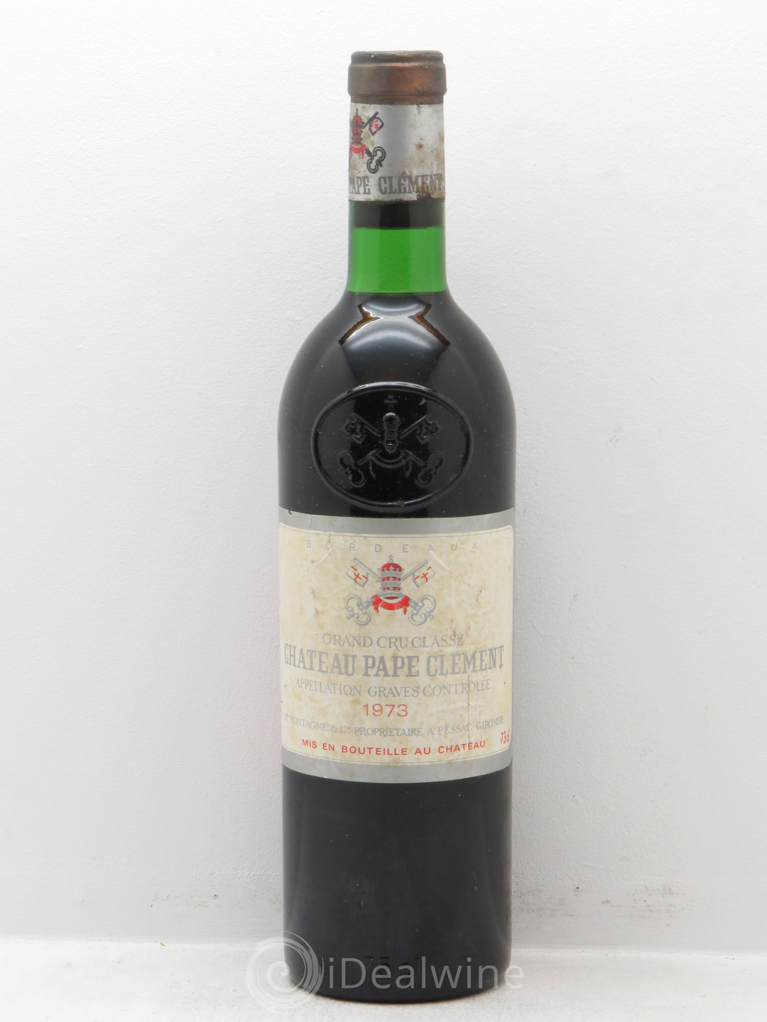 Château Pape Clément Cru Classé de Graves 1973 - Lot de 1 bouteille - 0