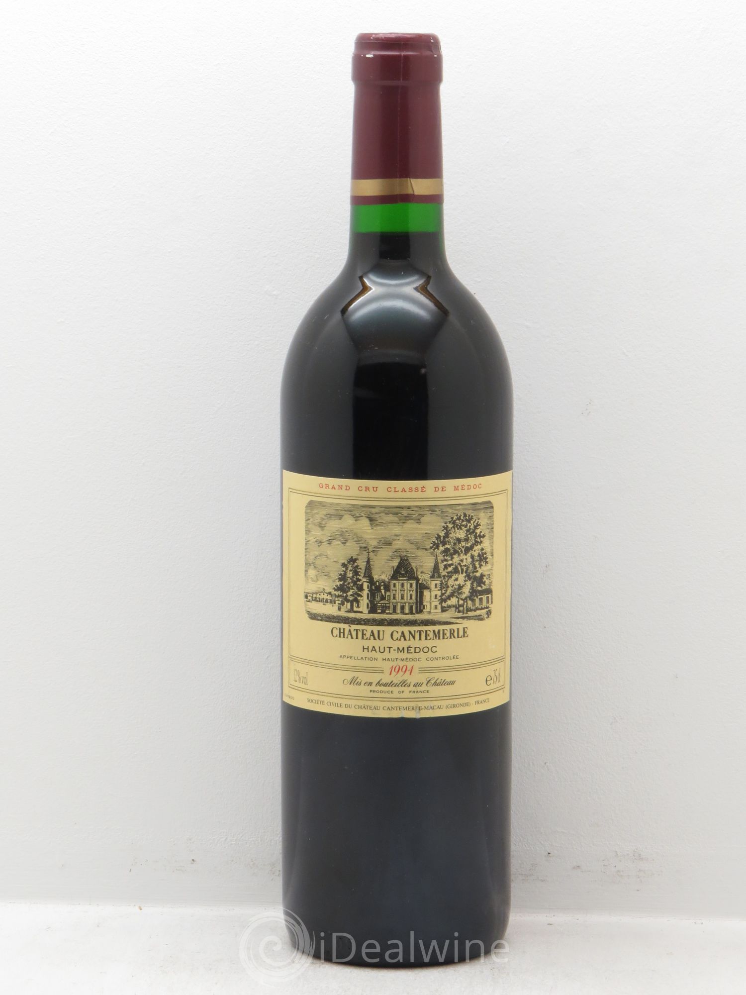 Château Cantemerle 5ème Grand Cru Classé 1994 - Lot de 1 bouteille - 0