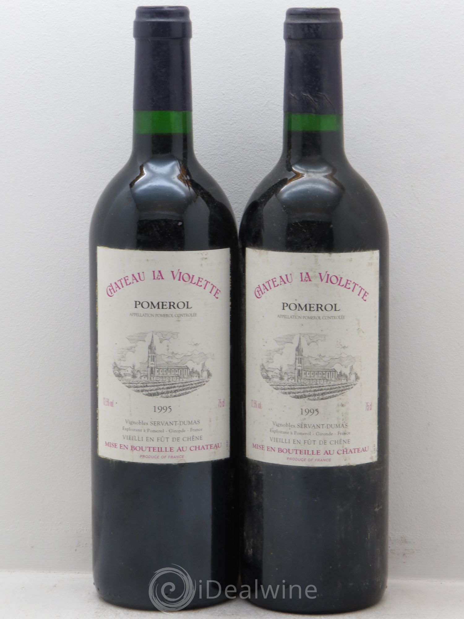 Château la Violette 1995 - Lot de 2 bouteilles - 0