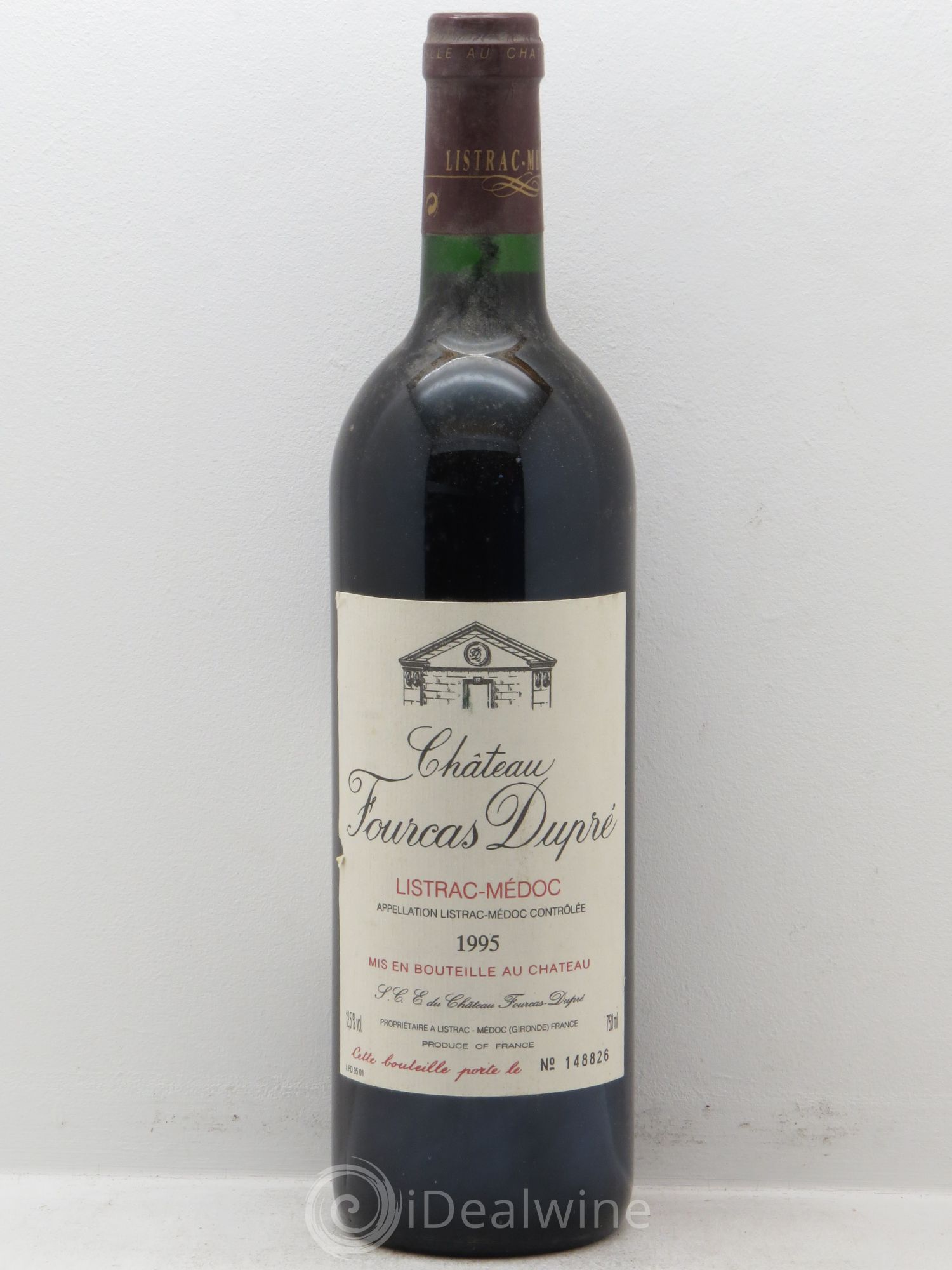 Château Fourcas Dupré 1995 - Lot de 1 bouteille - 0