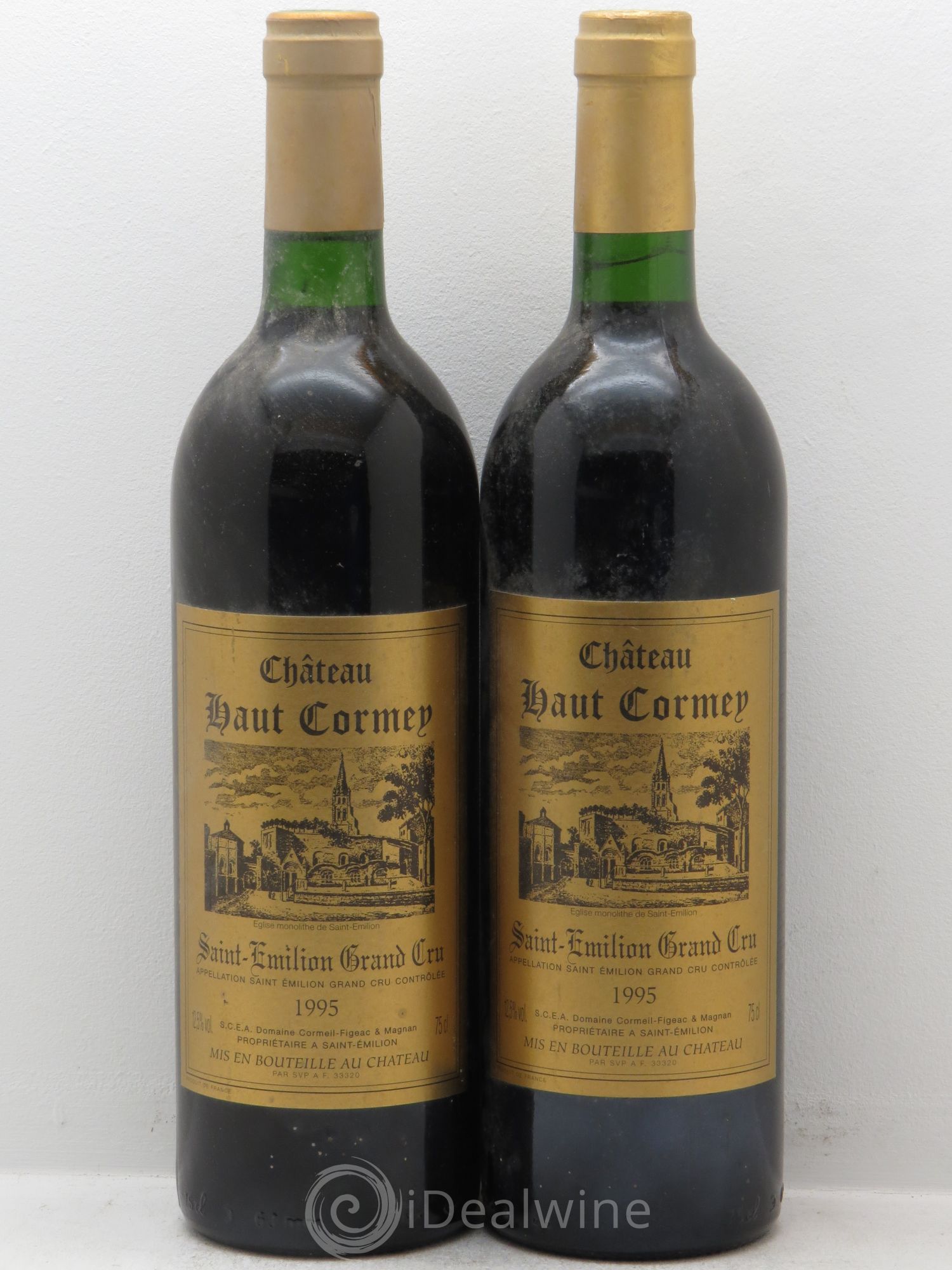 Saint-Émilion Château Haut Cormey (sans prix de réserve - no reserve) 1995 - Posten von 2 Flaschen - 0