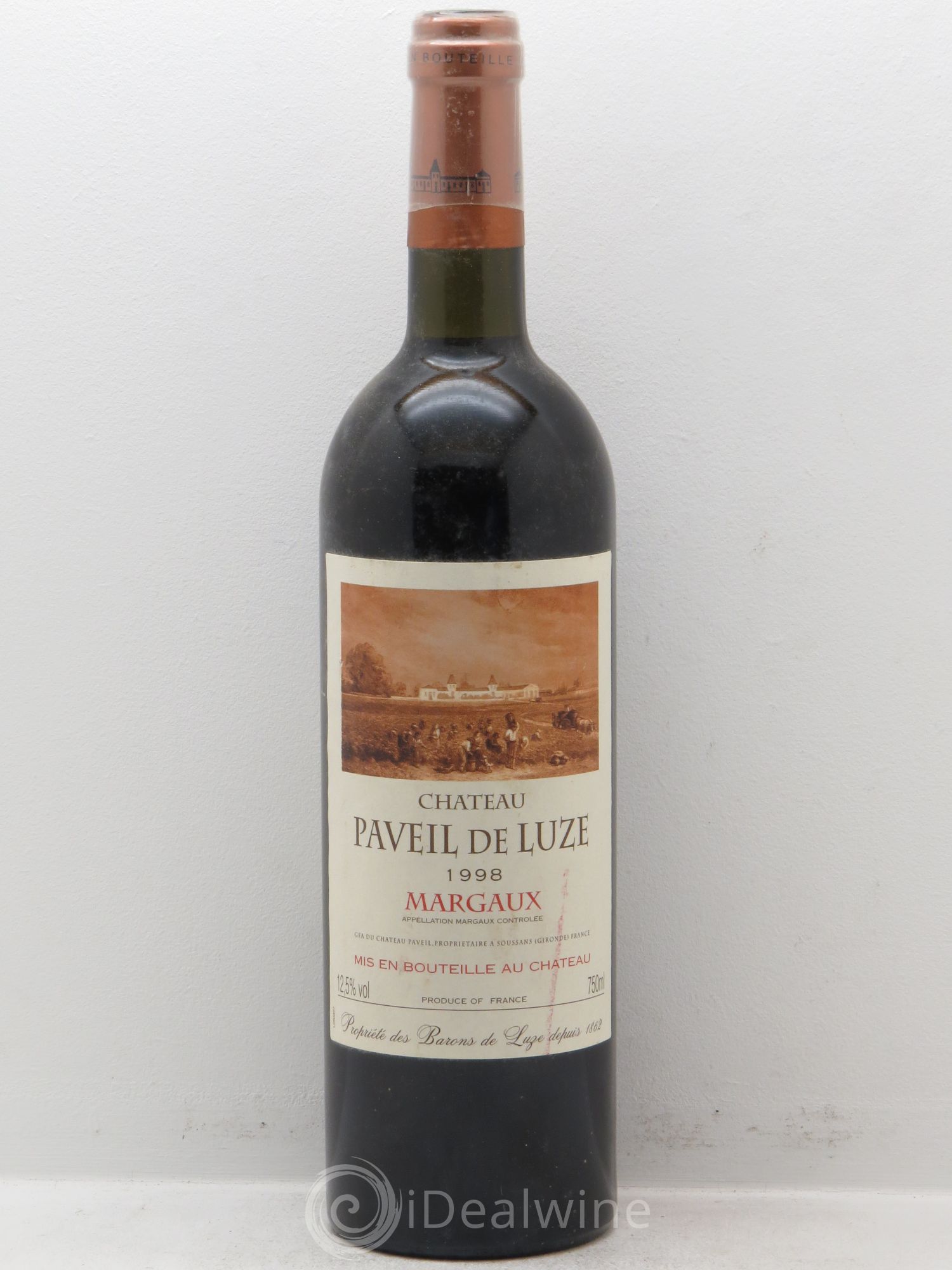 Château Paveil de Luze Cru Bourgeois null 1998 - Lot of 6 bottles - 0