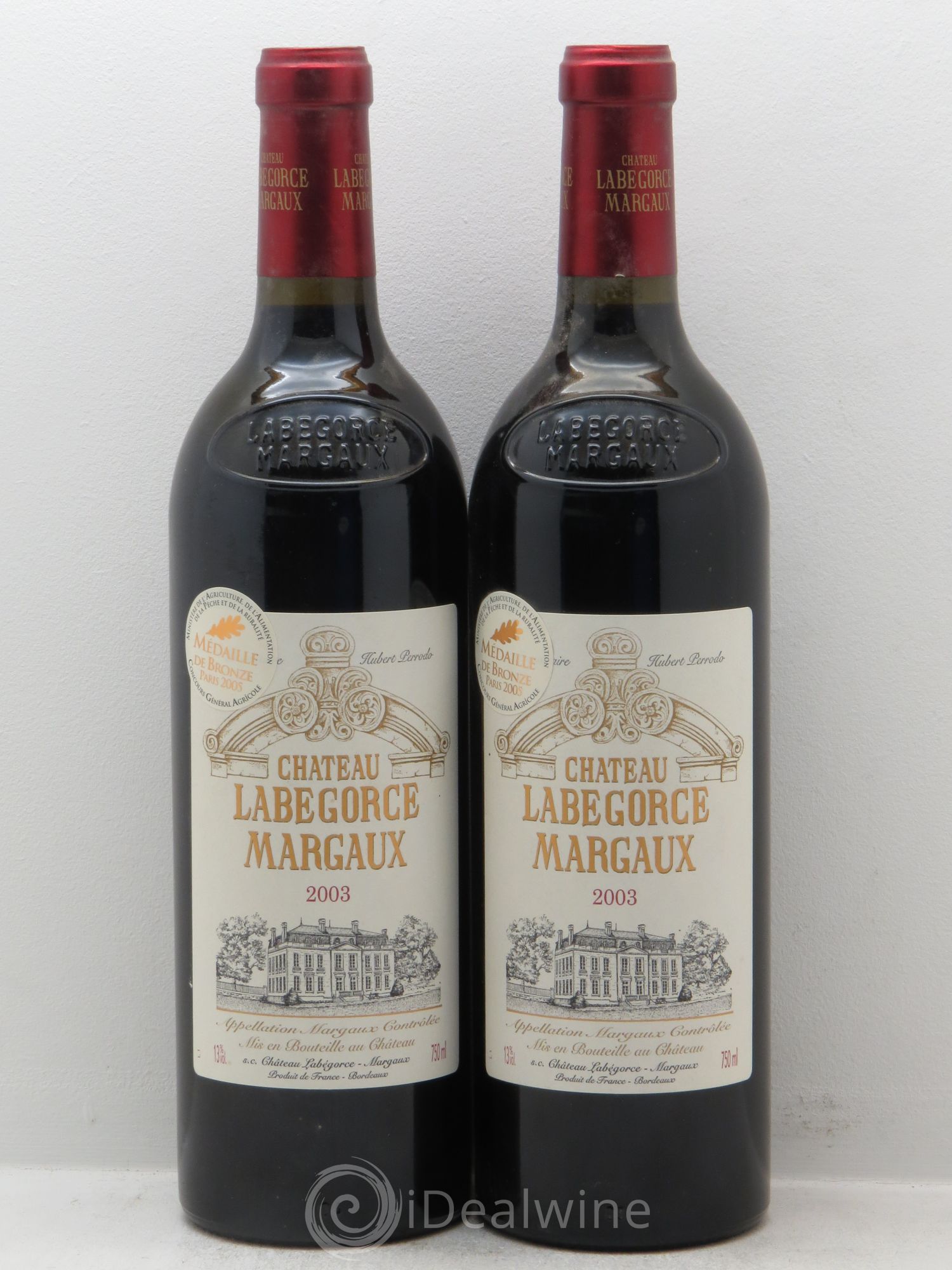 Château Labegorce Cru Bourgeois 2003 - Lot de 2 bouteilles - 0