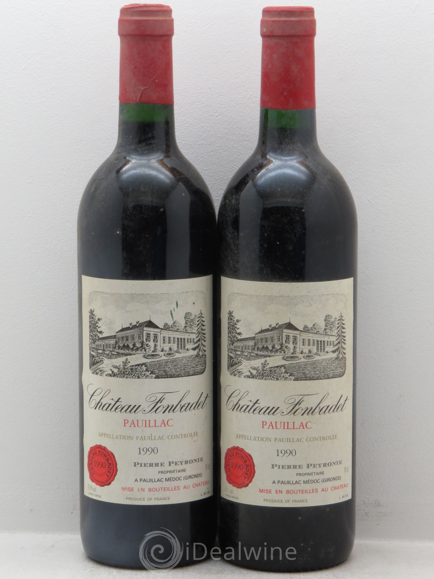 Château Fonbadet (sans prix de réserve - no reserve) 1990 - Posten von 2 Flaschen - 0