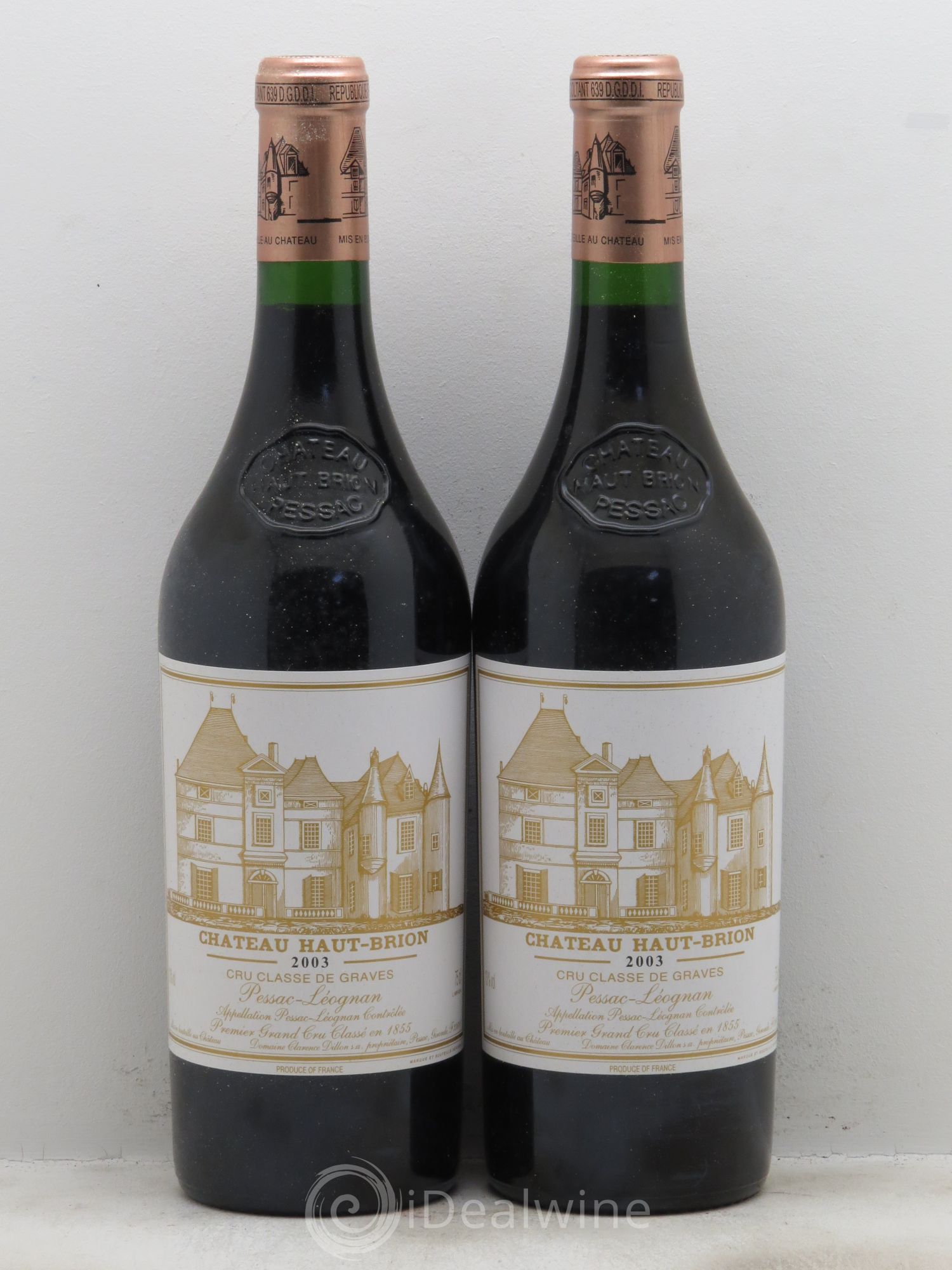 Château Haut Brion 1er Grand Cru Classé 2003 - Lot de 6 bouteilles - 3