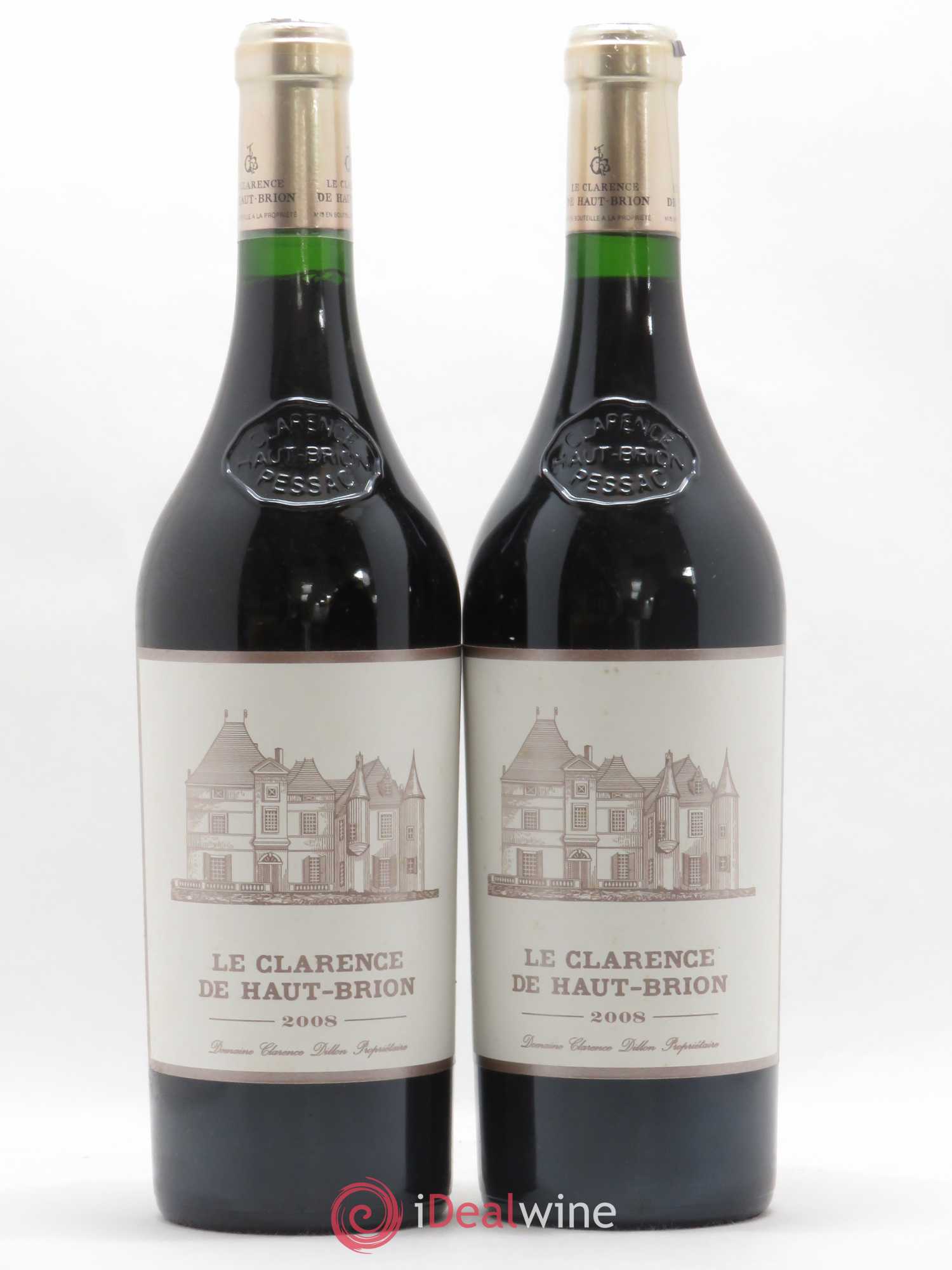 Clarence (Bahans) de Haut-Brion Second Vin 2008 - Lot de 2 bouteilles - 0