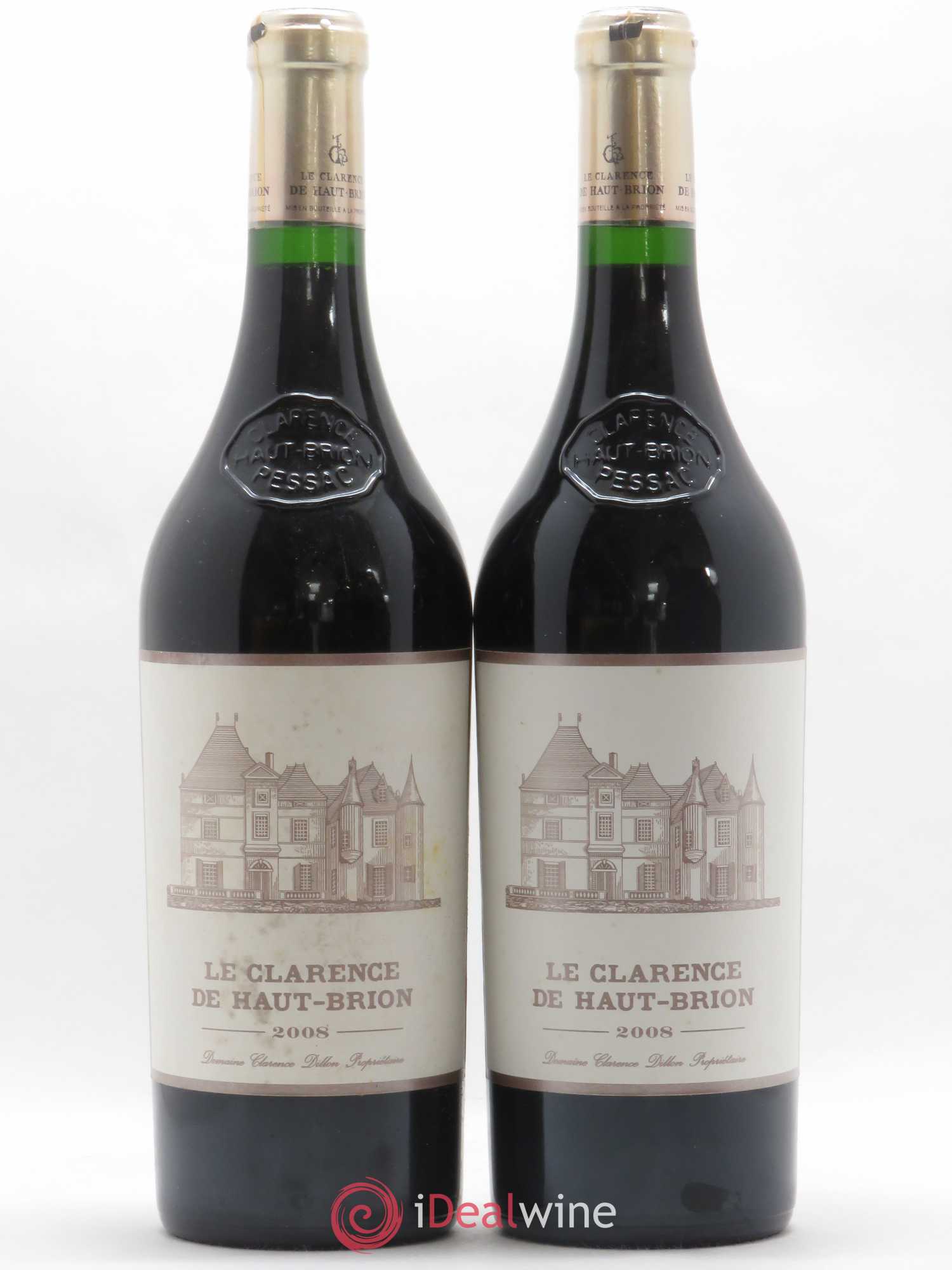 Clarence (Bahans) de Haut-Brion Second Vin 2008 - Lot de 2 bouteilles - 0