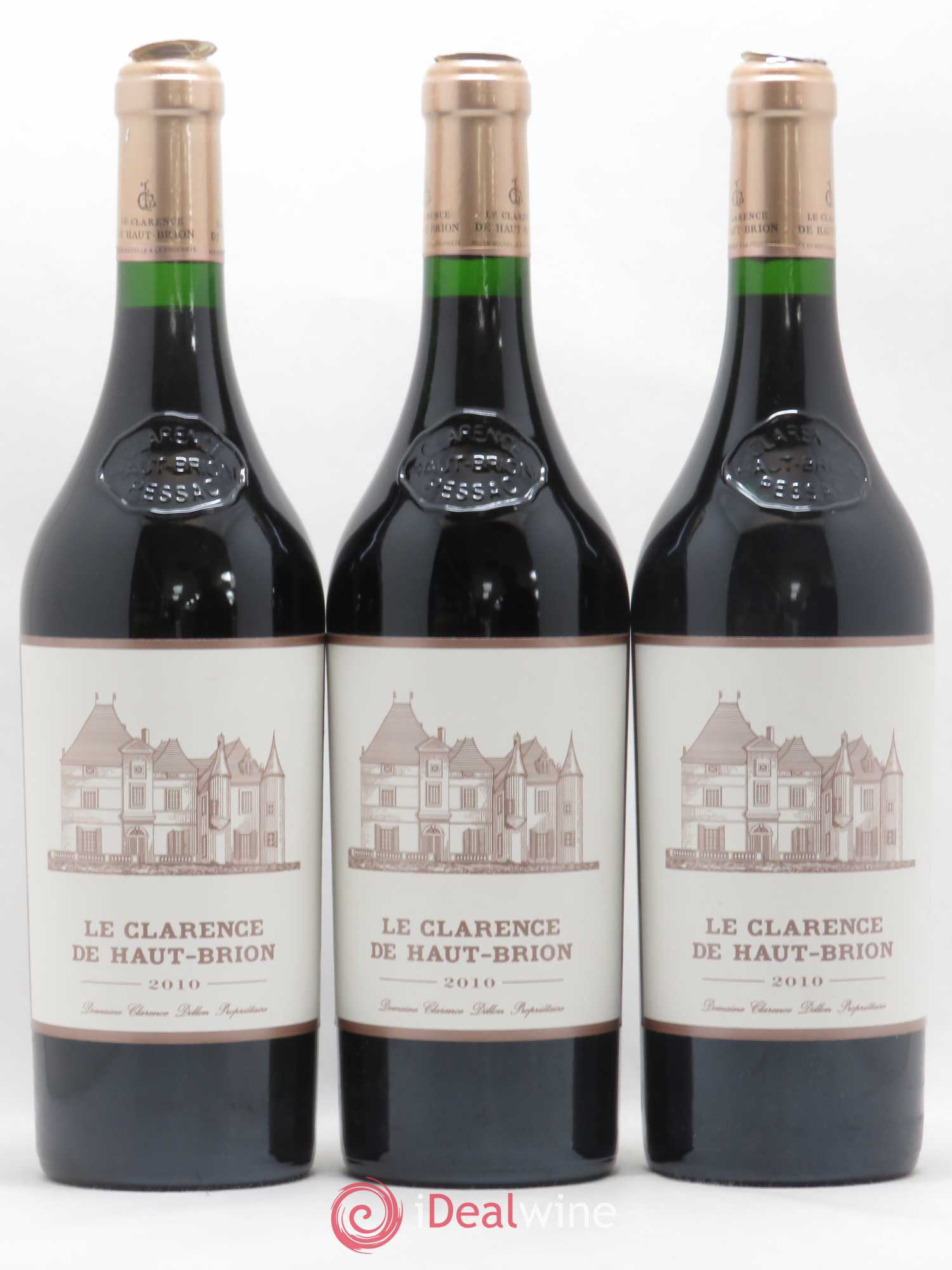 Clarence (Bahans) de Haut-Brion Second Vin 2010 - Lot de 3 bouteilles - 0