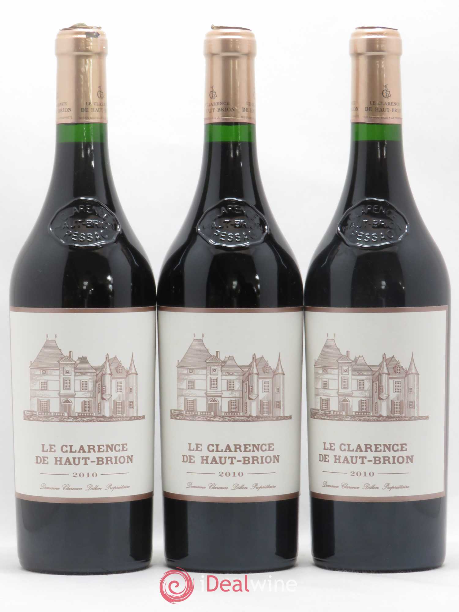 Clarence (Bahans) de Haut-Brion Second Vin 2010 - Lot de 3 bouteilles - 0
