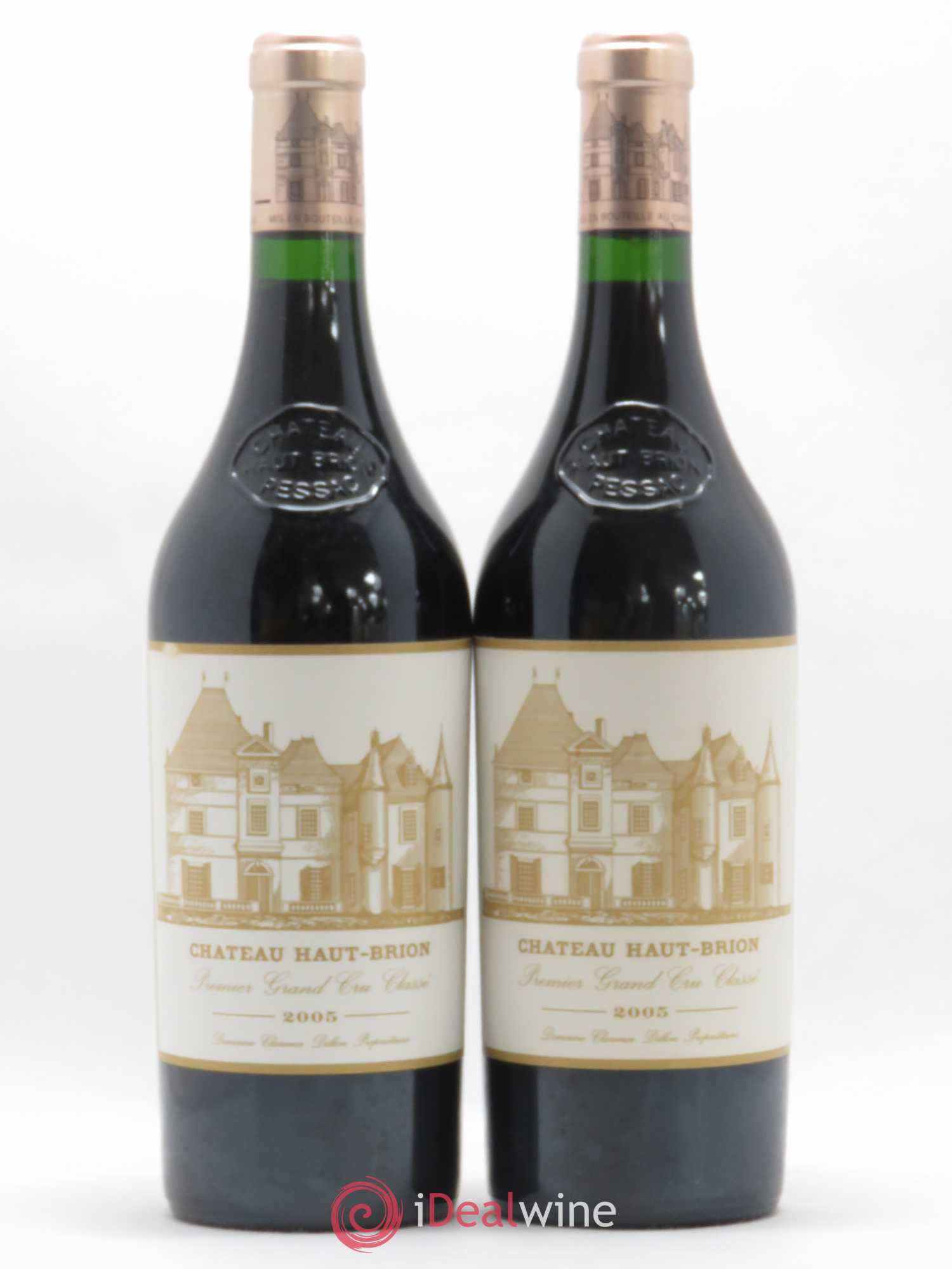 Château Haut Brion 1er Grand Cru Classé 2005 - Lot de 2 bouteilles - 0