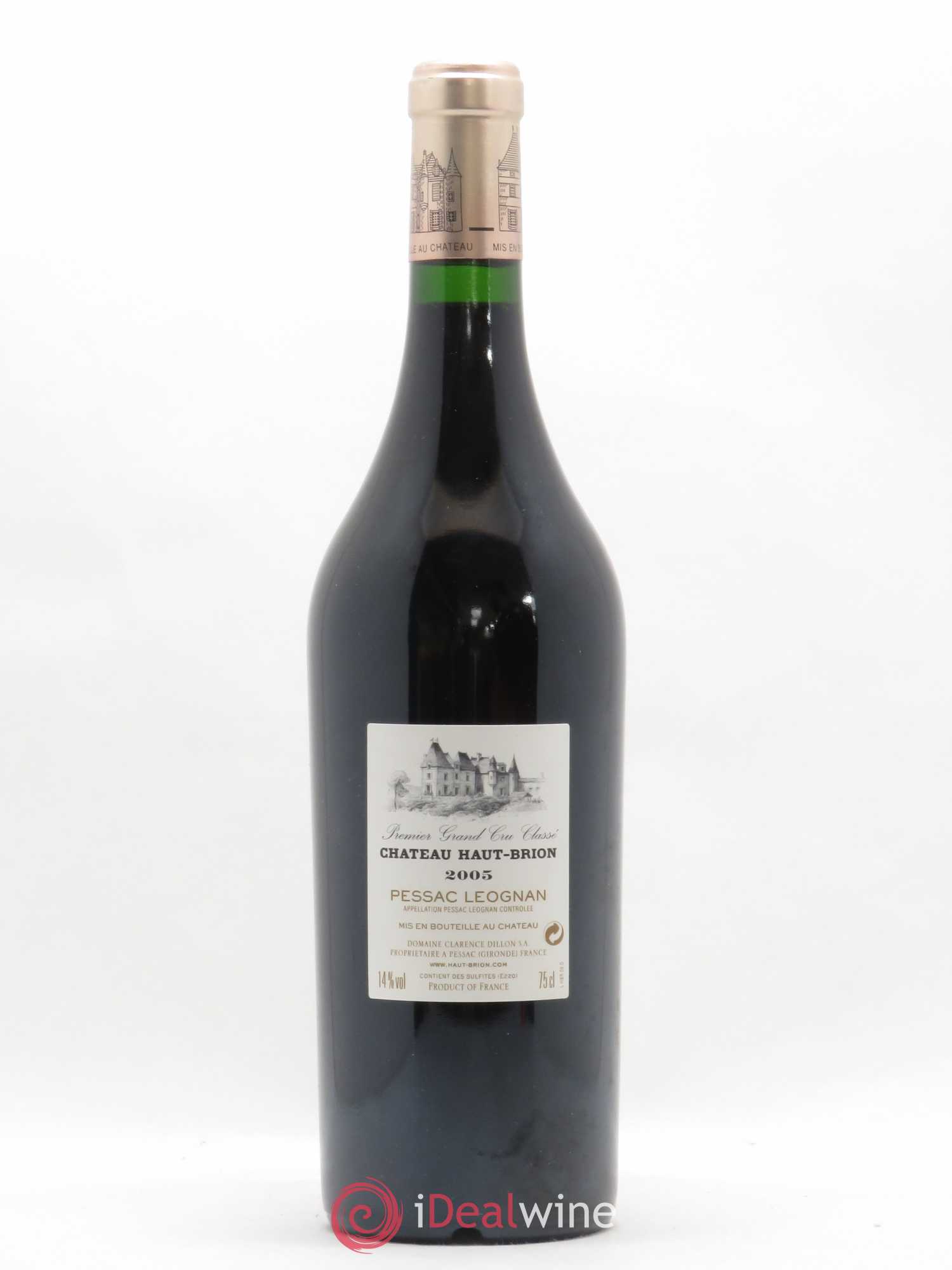 Château Haut Brion 1er Grand Cru Classé 2005 - Lot de 1 bouteille - 1