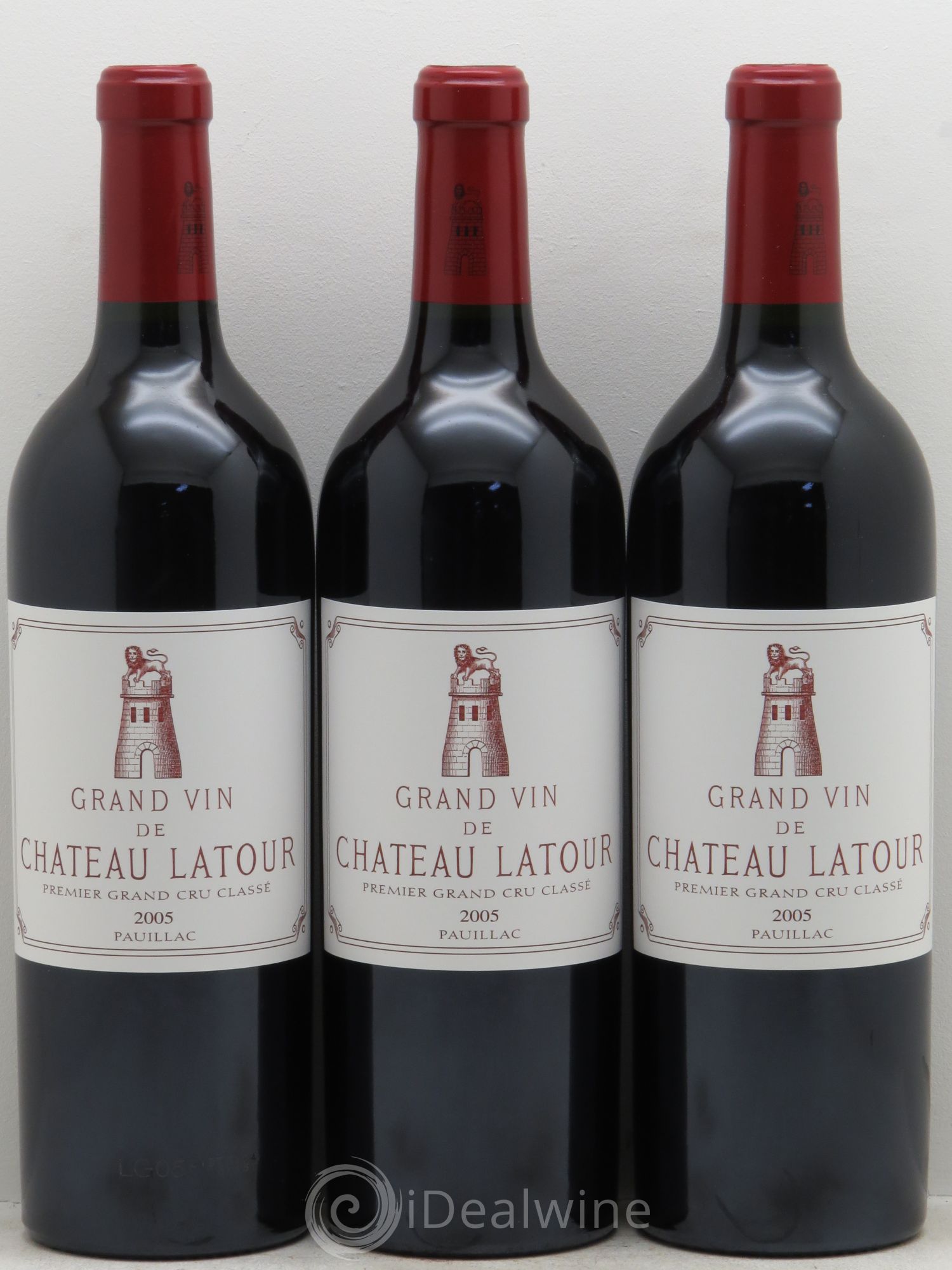 Château Latour 1er Grand Cru Classé 2005 - Lot de 3 bouteilles - 0