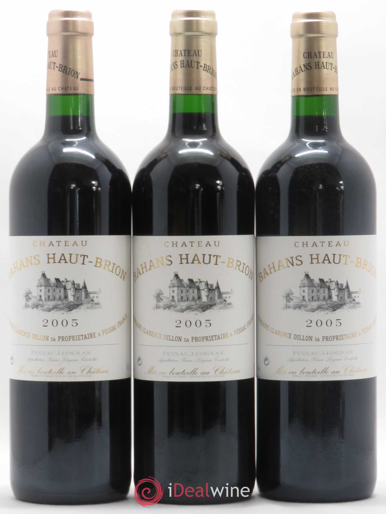Clarence (Bahans) de Haut-Brion Second Vin 2005 - Lot de 3 bouteilles - 0