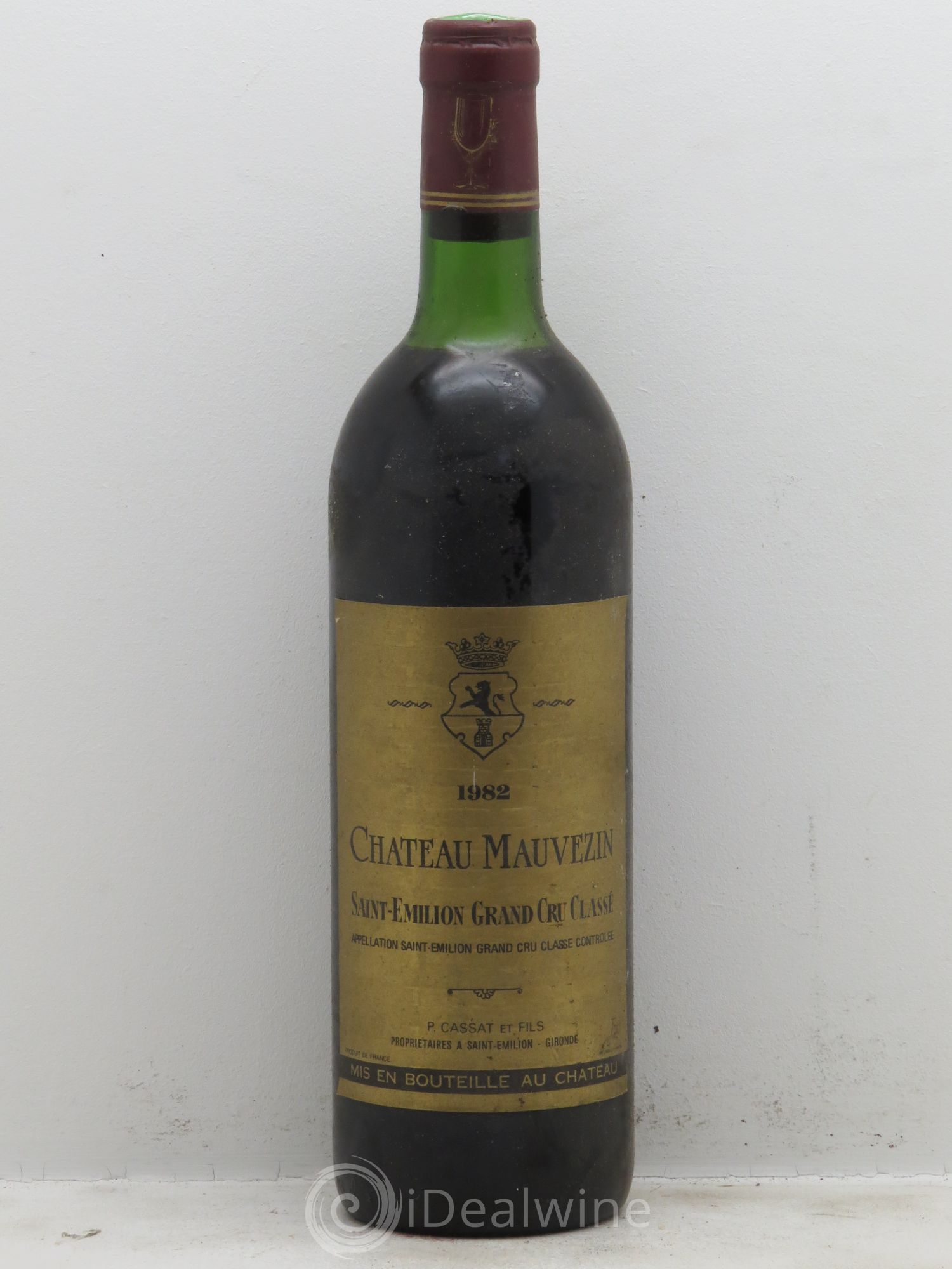Château Mauvezin 1982 - Lot de 1 bouteille - 0