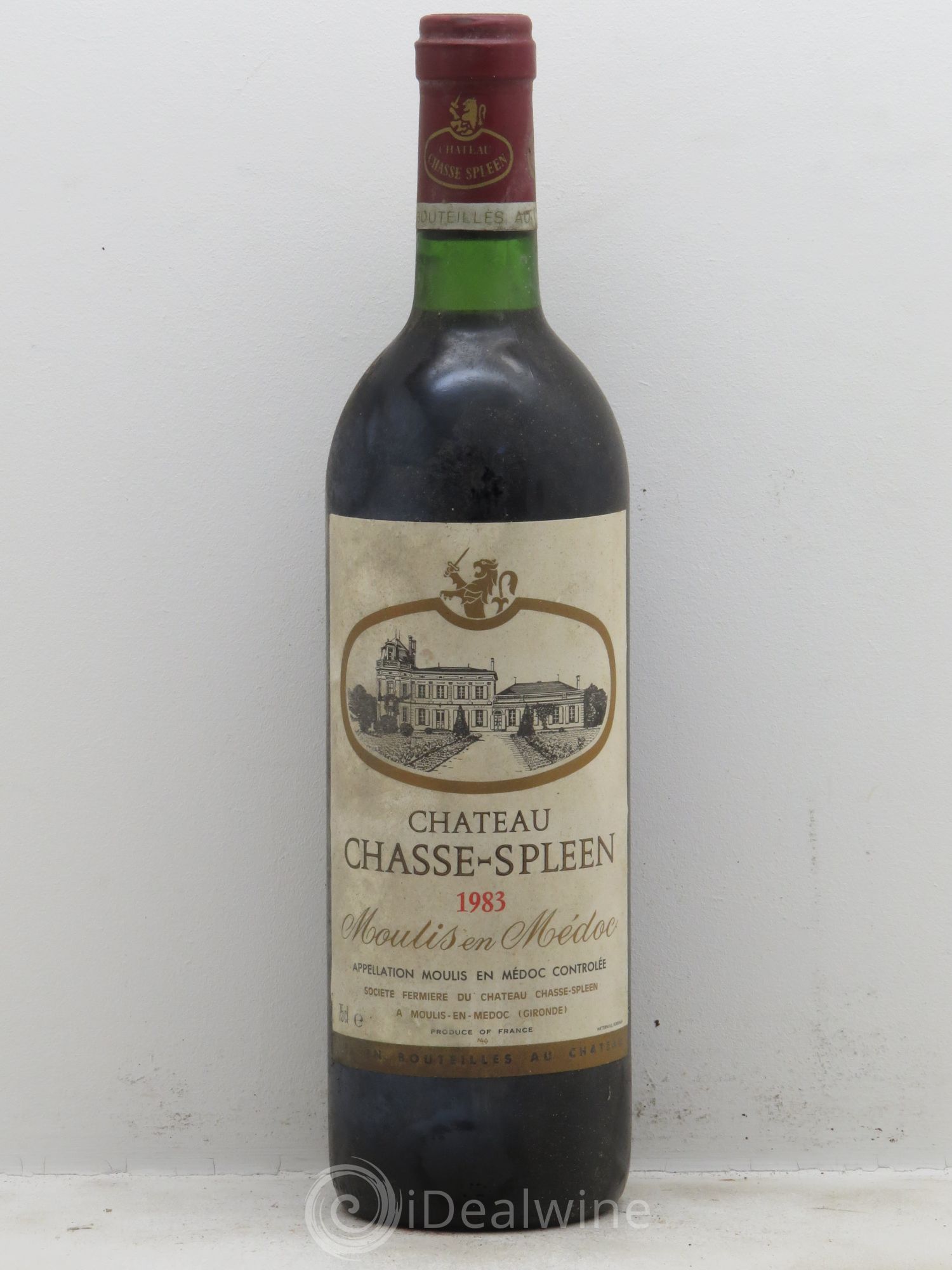 Château Chasse Spleen 1983 - Lot de 1 bouteille - 0