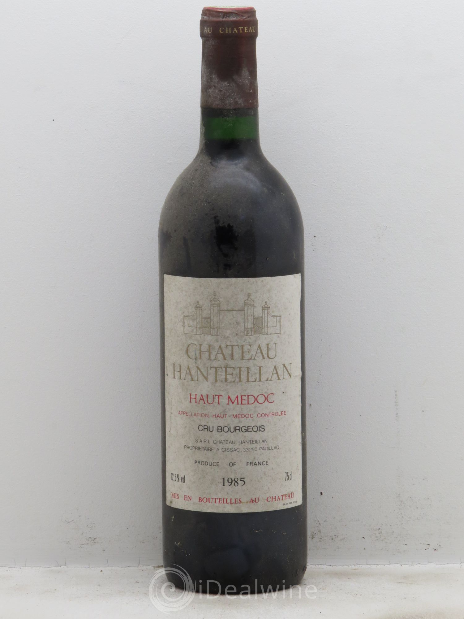 Château Hanteillan Cru Bourgeois 1985 - Lot de 1 bouteille - 0