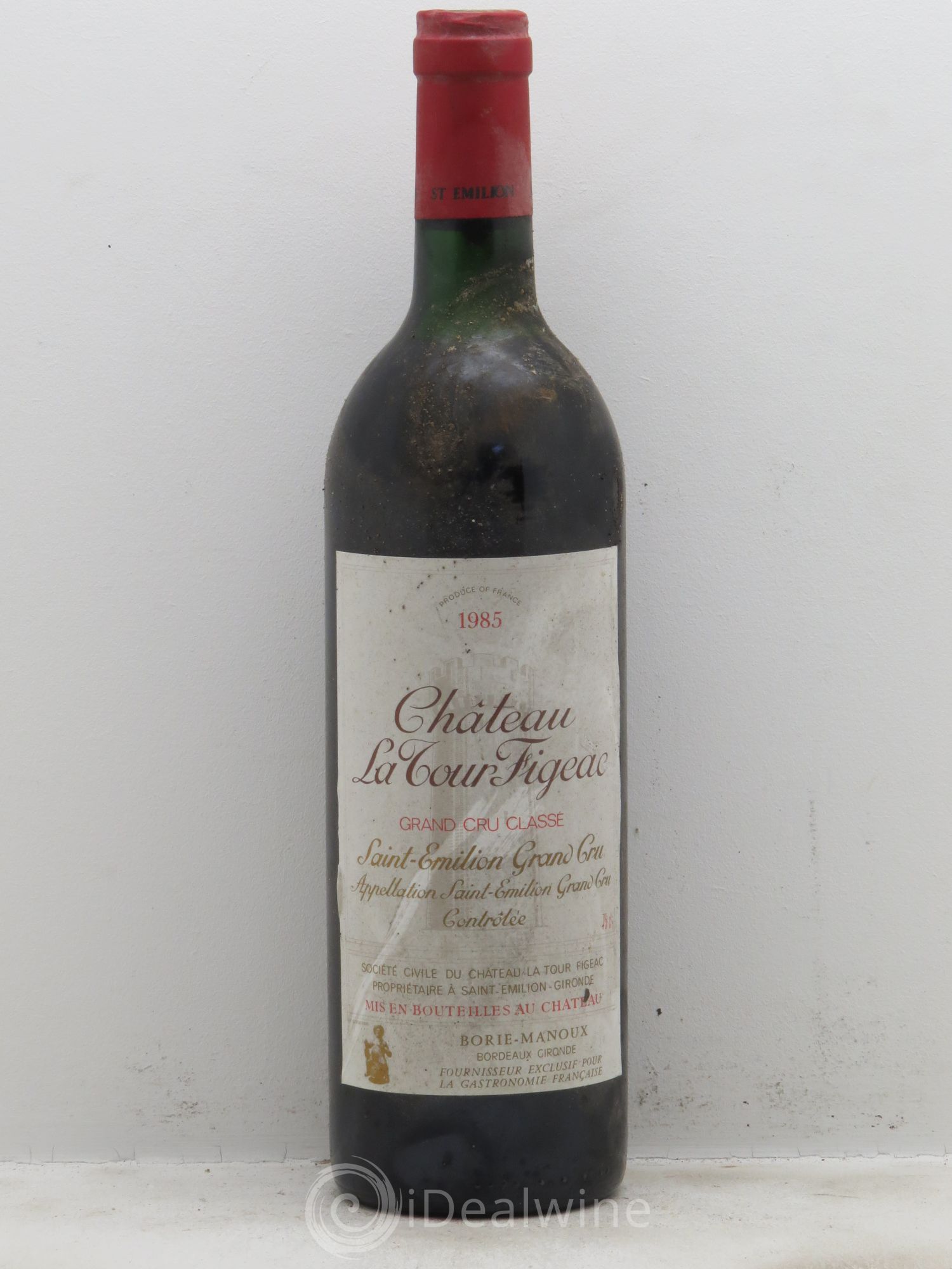 Château la Tour Figeac Grand Cru Classé 1985 - Lot de 1 bouteille - 0
