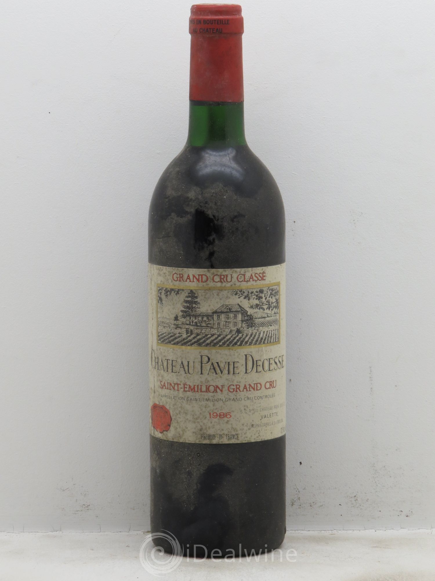 Château Pavie Decesse Grand Cru Classé 1986 - Lot de 1 bouteille - 0
