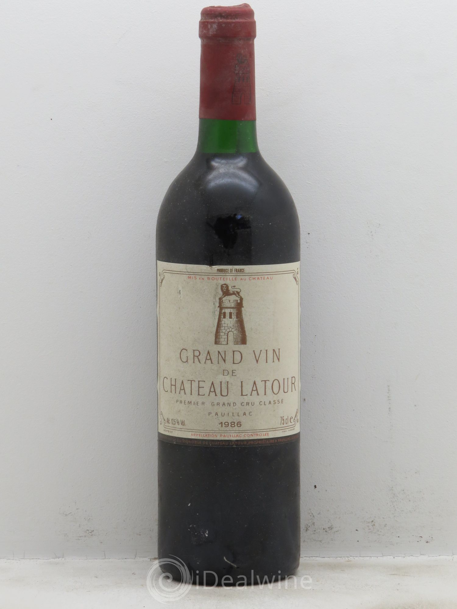 Château Latour 1er Grand Cru Classé 1986 - Lot de 1 bouteille - 0