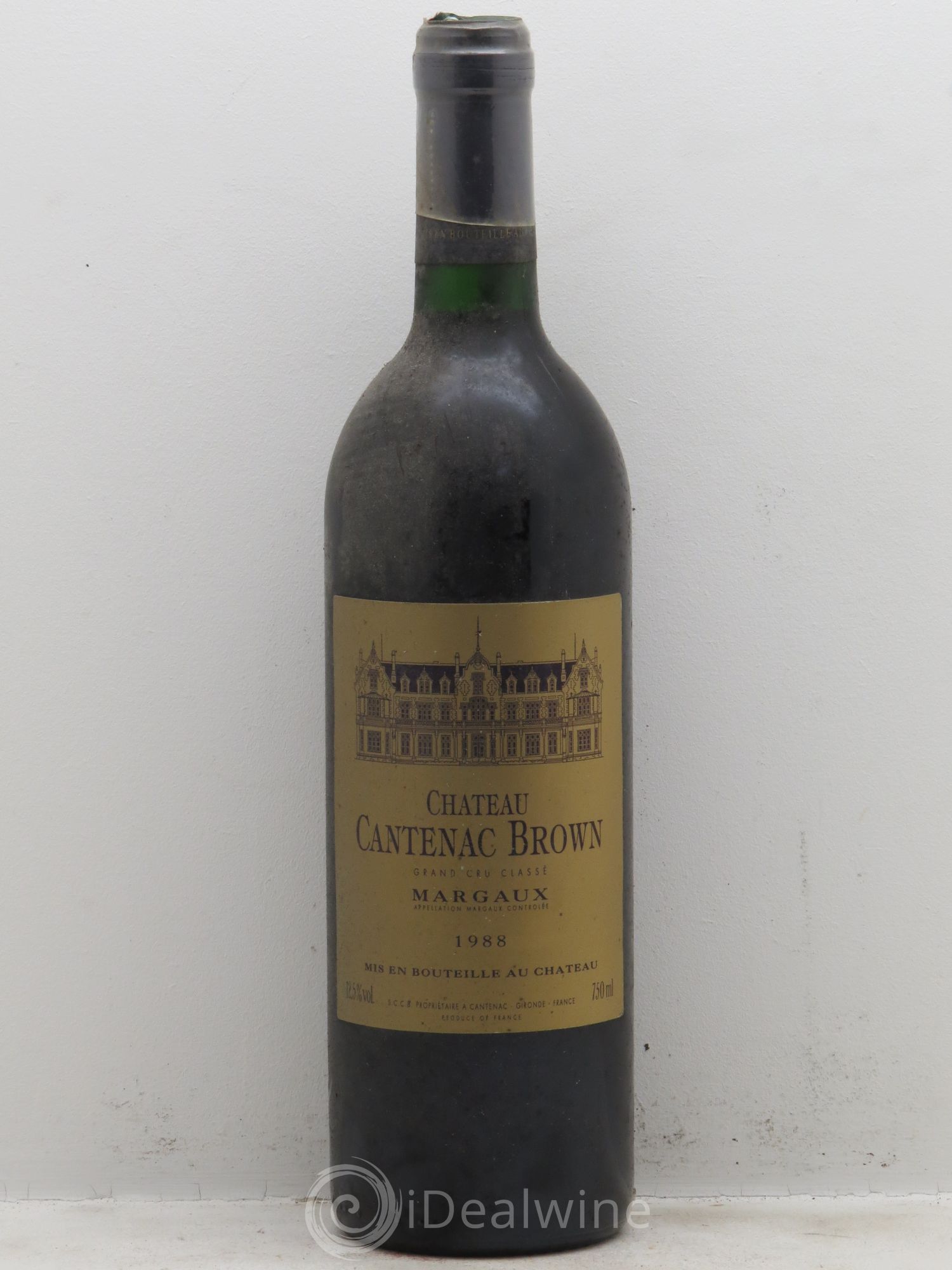 Château Cantenac Brown 3ème Grand Cru Classé 1988 - Lot de 1 bouteille - 0