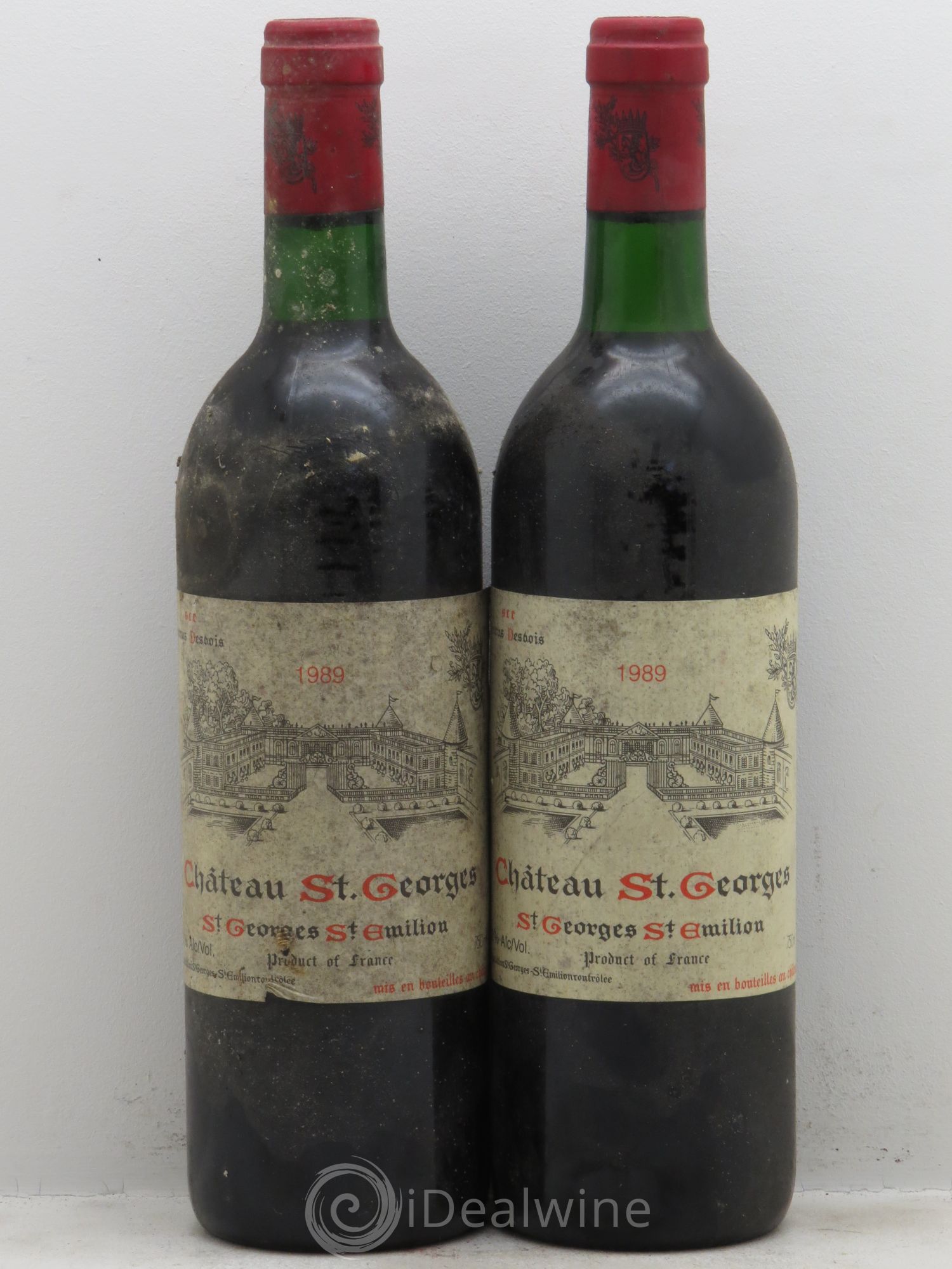 Château Saint-Georges 1989 - Lot de 2 bouteilles - 0