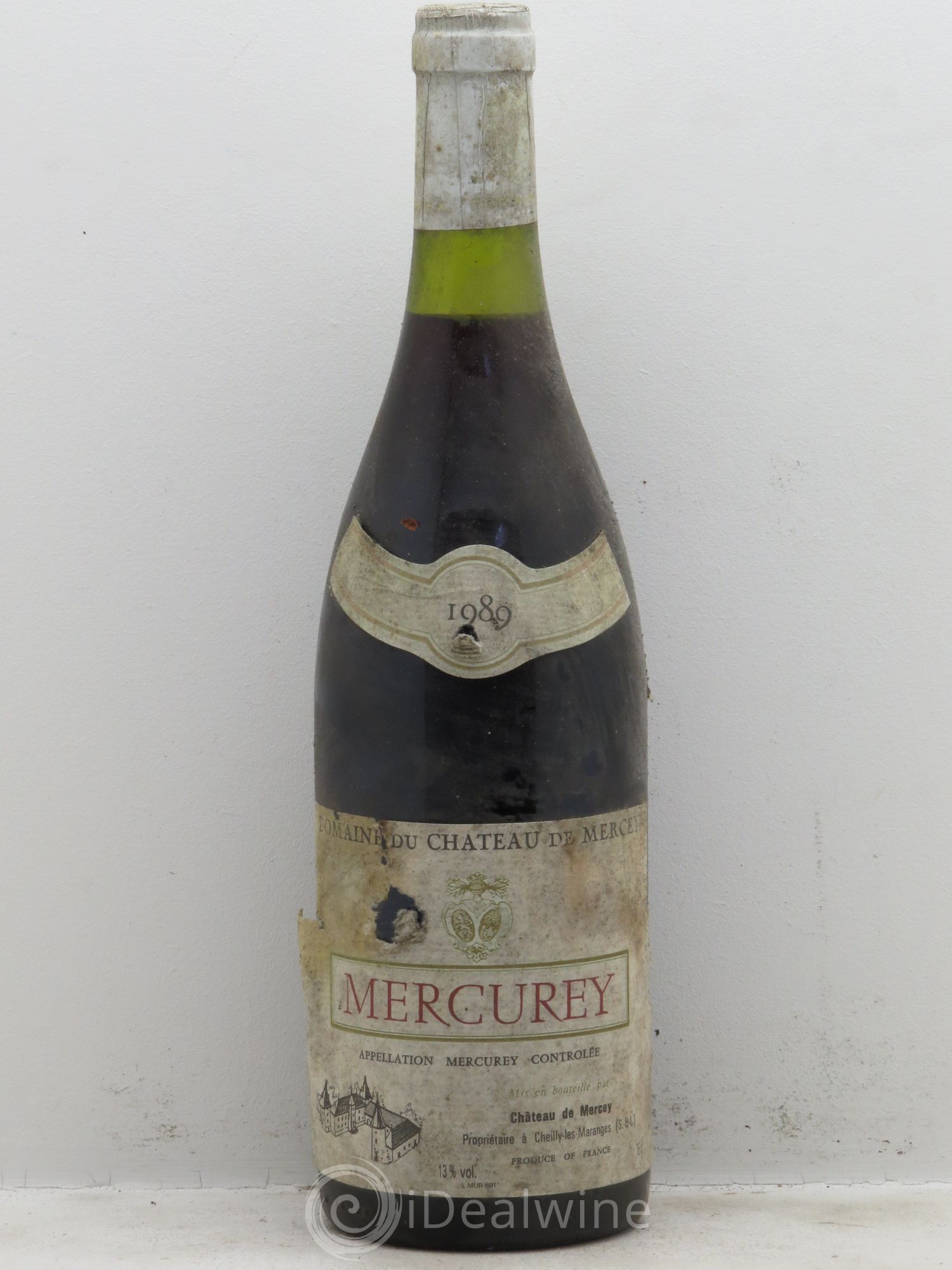 Mercurey 1989 - Lot de 1 bouteille - 0