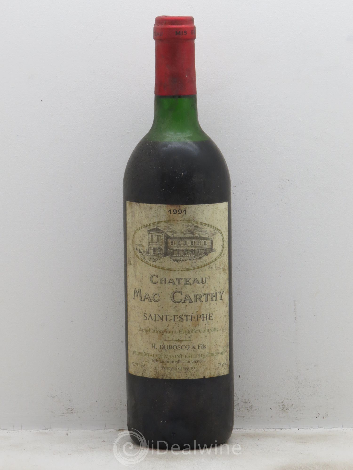Château Saint-Estèphe Château Mac Carthy 1991 - Lot de 6 bouteilles - 0