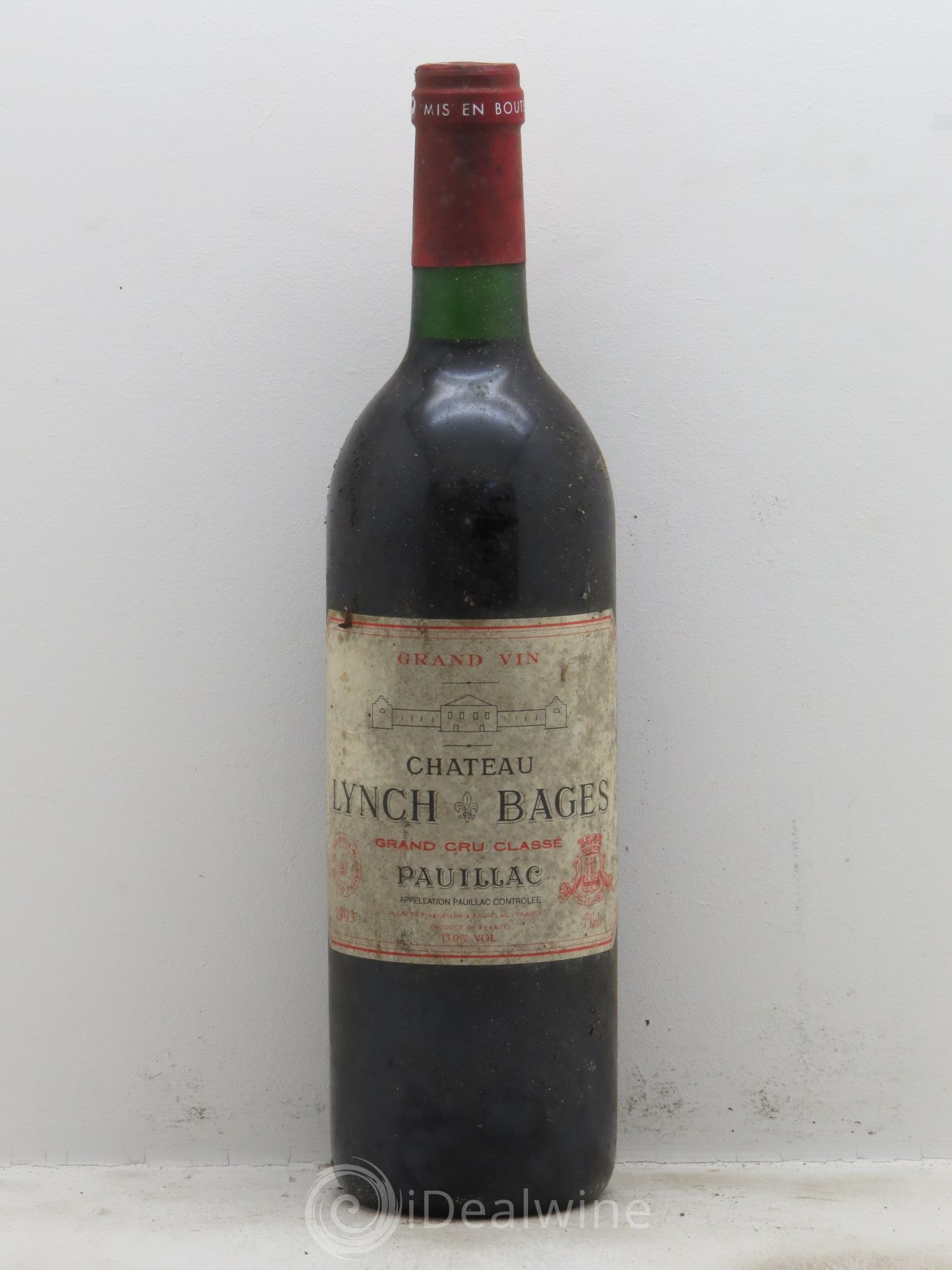 Château Lynch Bages 5ème Grand Cru Classé 1993 - Lot de 1 bouteille - 0