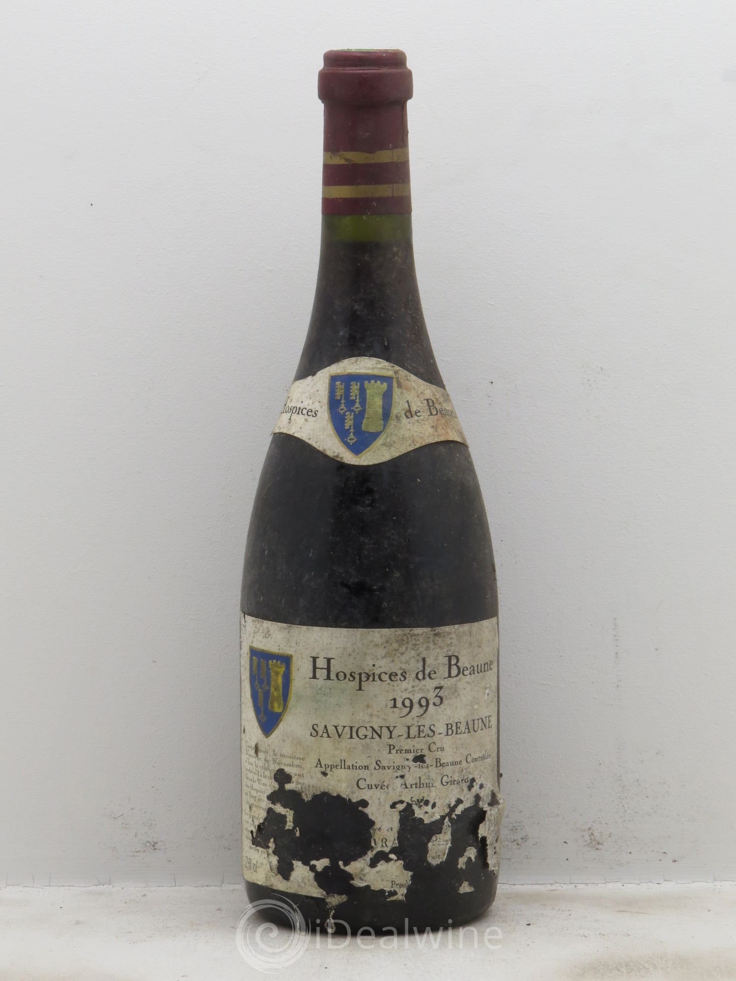 Savigny-lès-Beaune 1er Cru Hospices de Beaune Cuvée Arthur Girard 1993 - Lot de 1 bouteille - 0