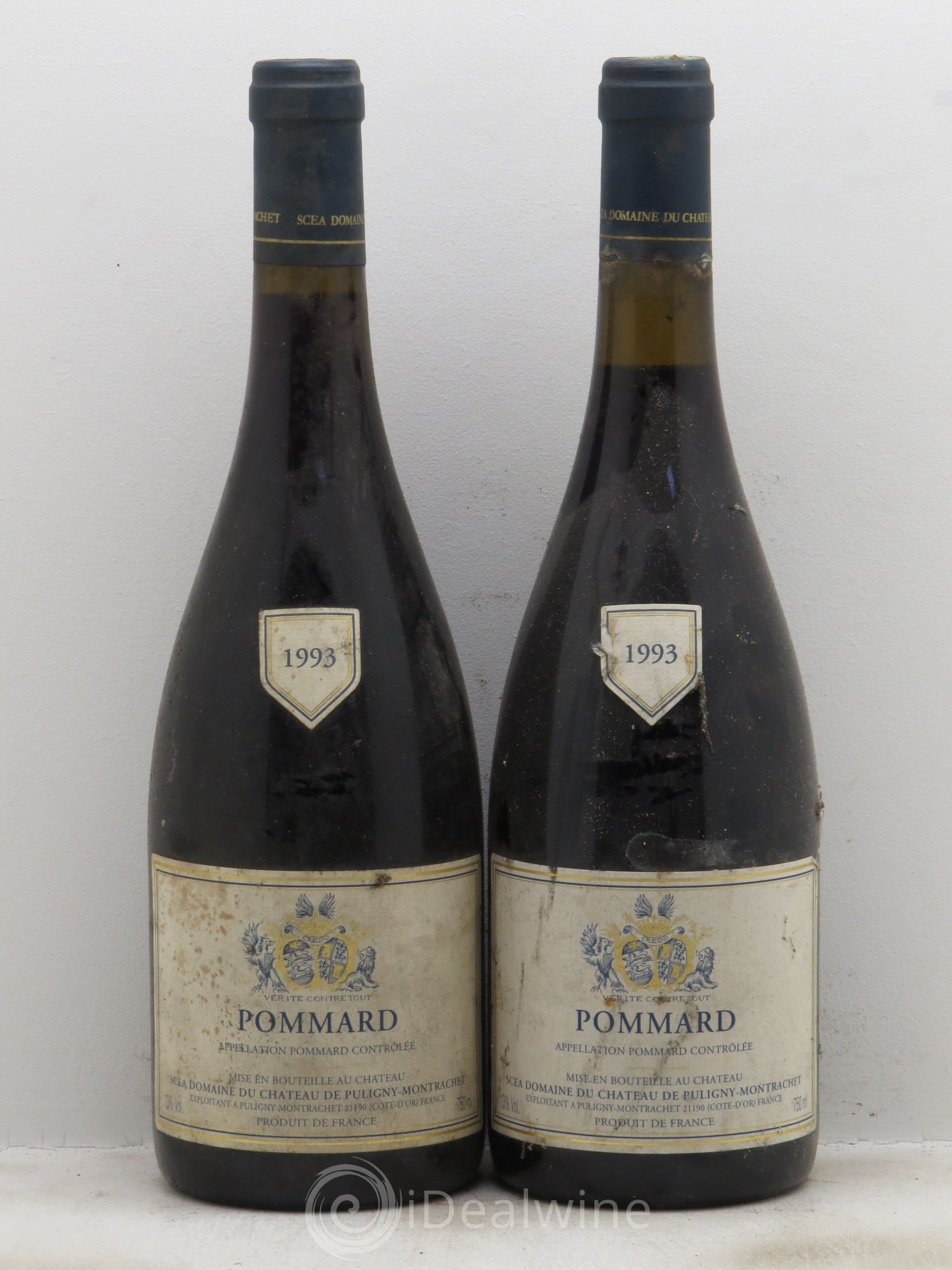 Pommard Domaine du Château de Puligny 1993 - Posten von 2 Flaschen - 0