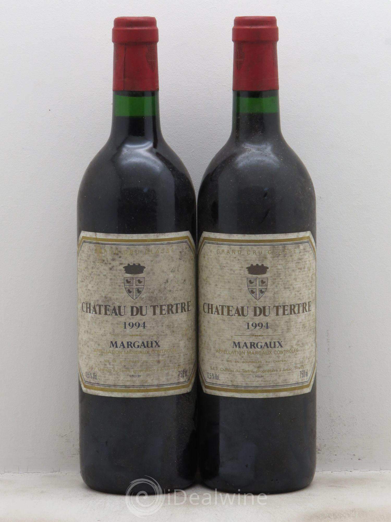 Château du Tertre 5ème Grand Cru Classé 1994 - Lot de 2 bouteilles - 0