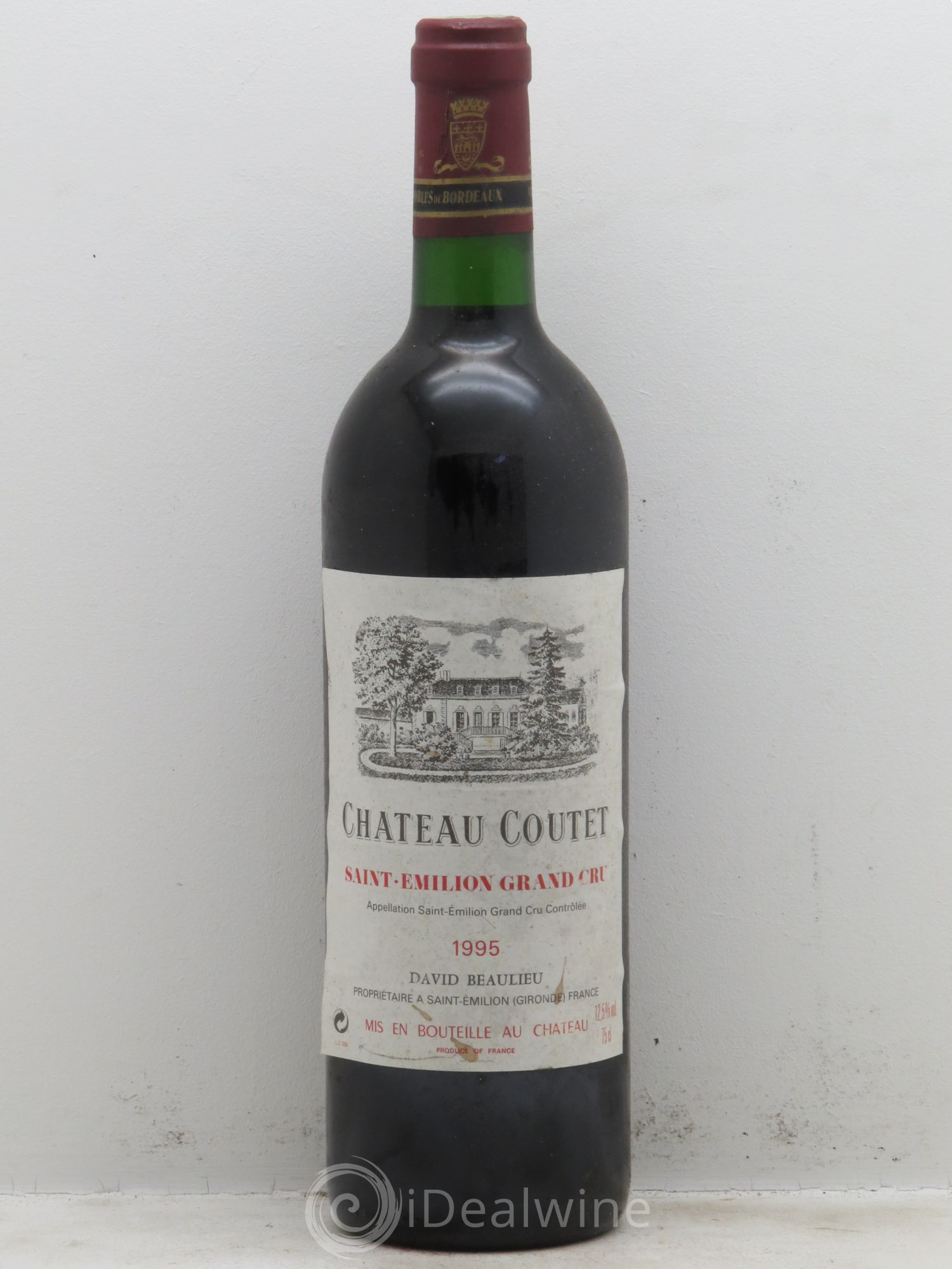 Saint-Émilion Château Coutet 1995 - Lot de 1 bouteille - 0