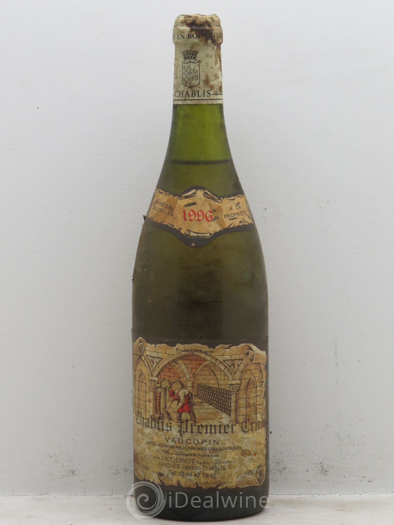 Chablis 1er Cru Roland Jaquinot 1996 - Lot de 1 bouteille - 0