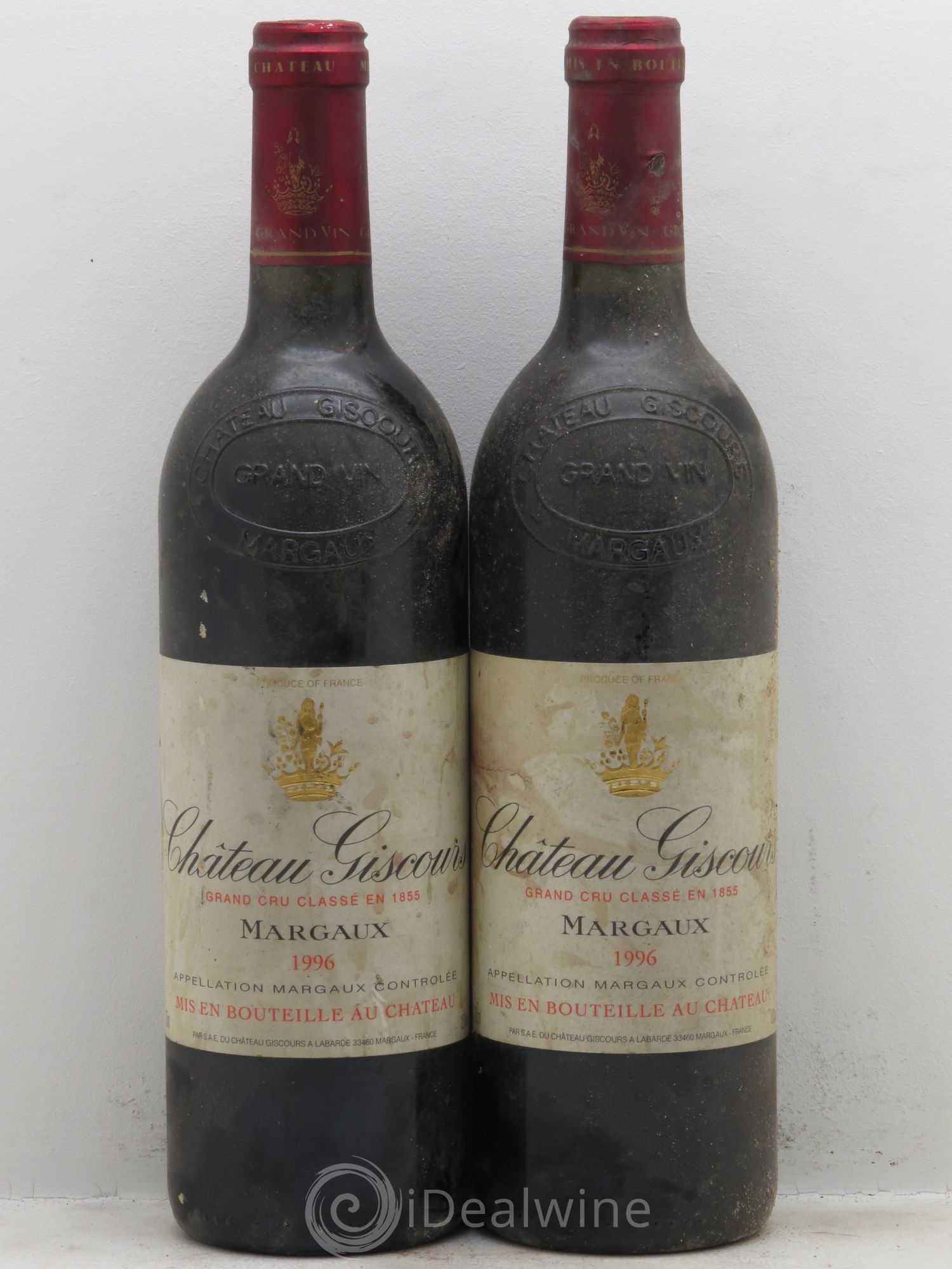 Château Giscours 3ème Grand Cru Classé 1996 - Lot de 2 bouteilles - 0