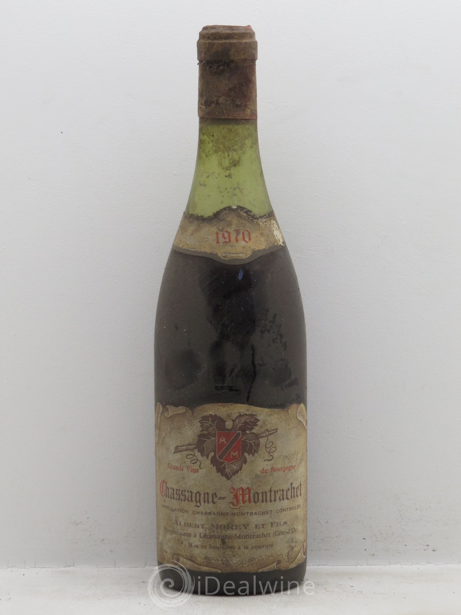 Chassagne-Montrachet Morey 1970 - Lot de 1 bouteille - 0