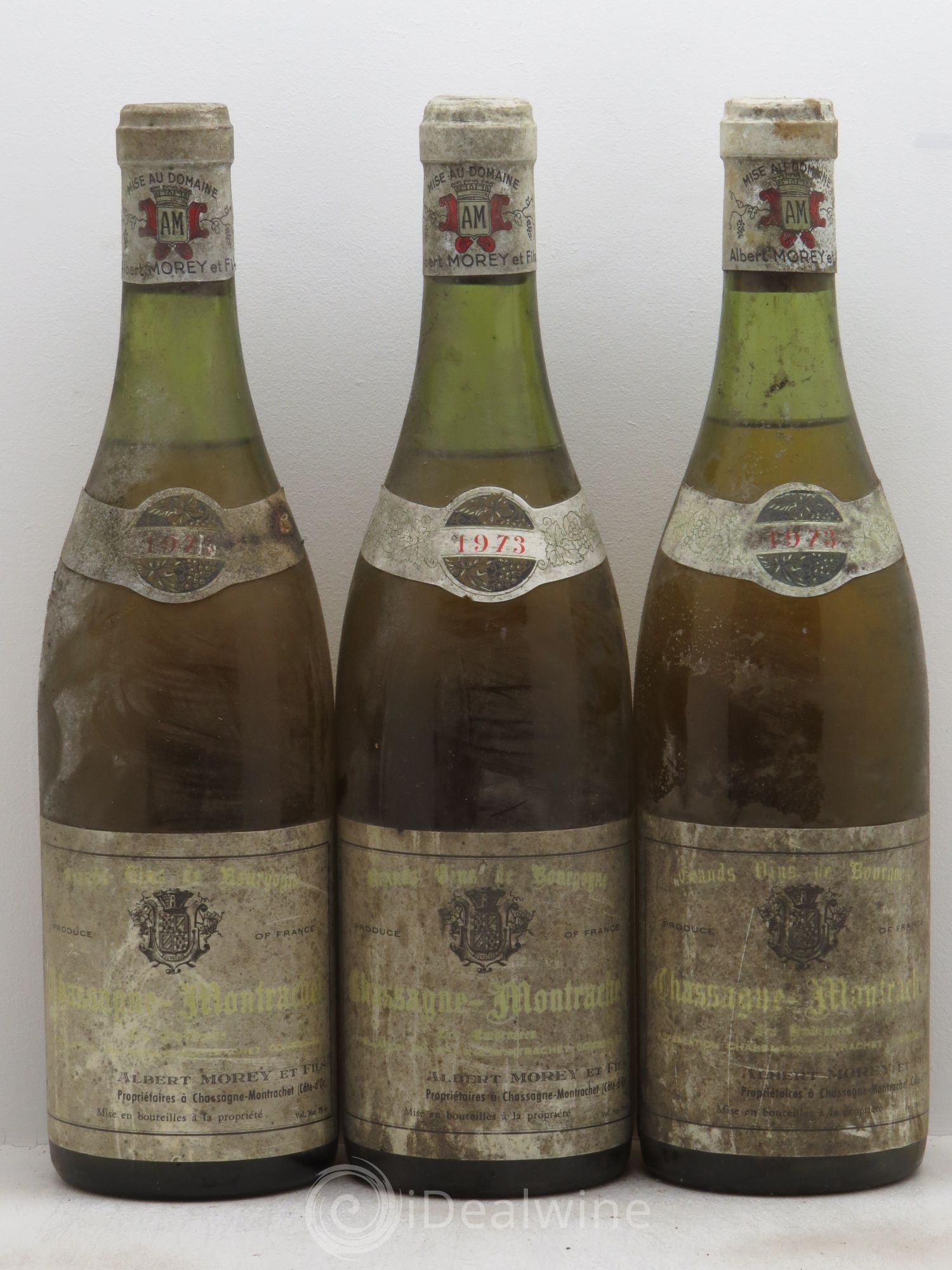 Chassagne-Montrachet "les Embrazées" 1973 - Lot de 3 bouteilles - 0