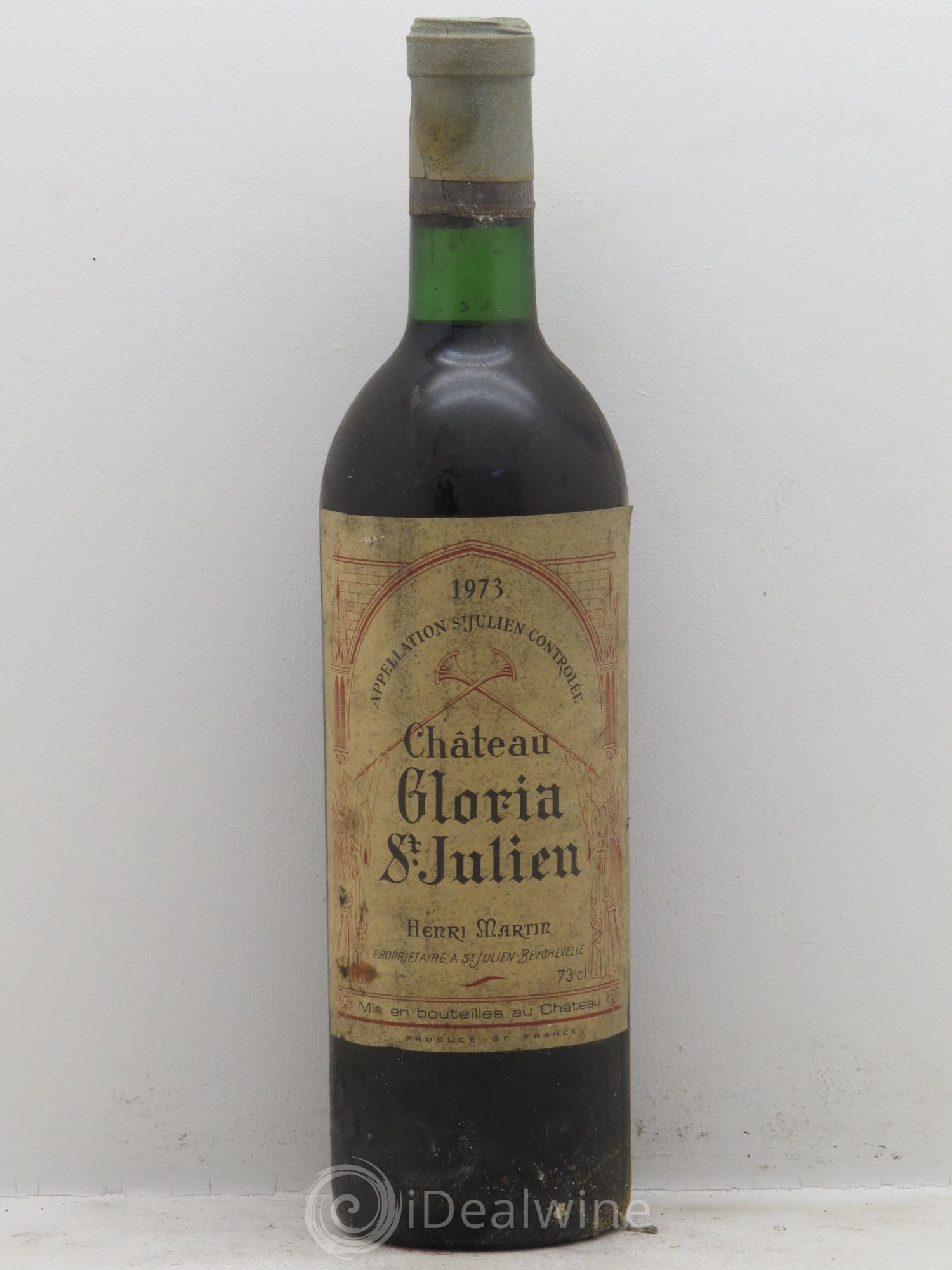 Château Gloria 1973 - Lot de 1 bouteille - 0