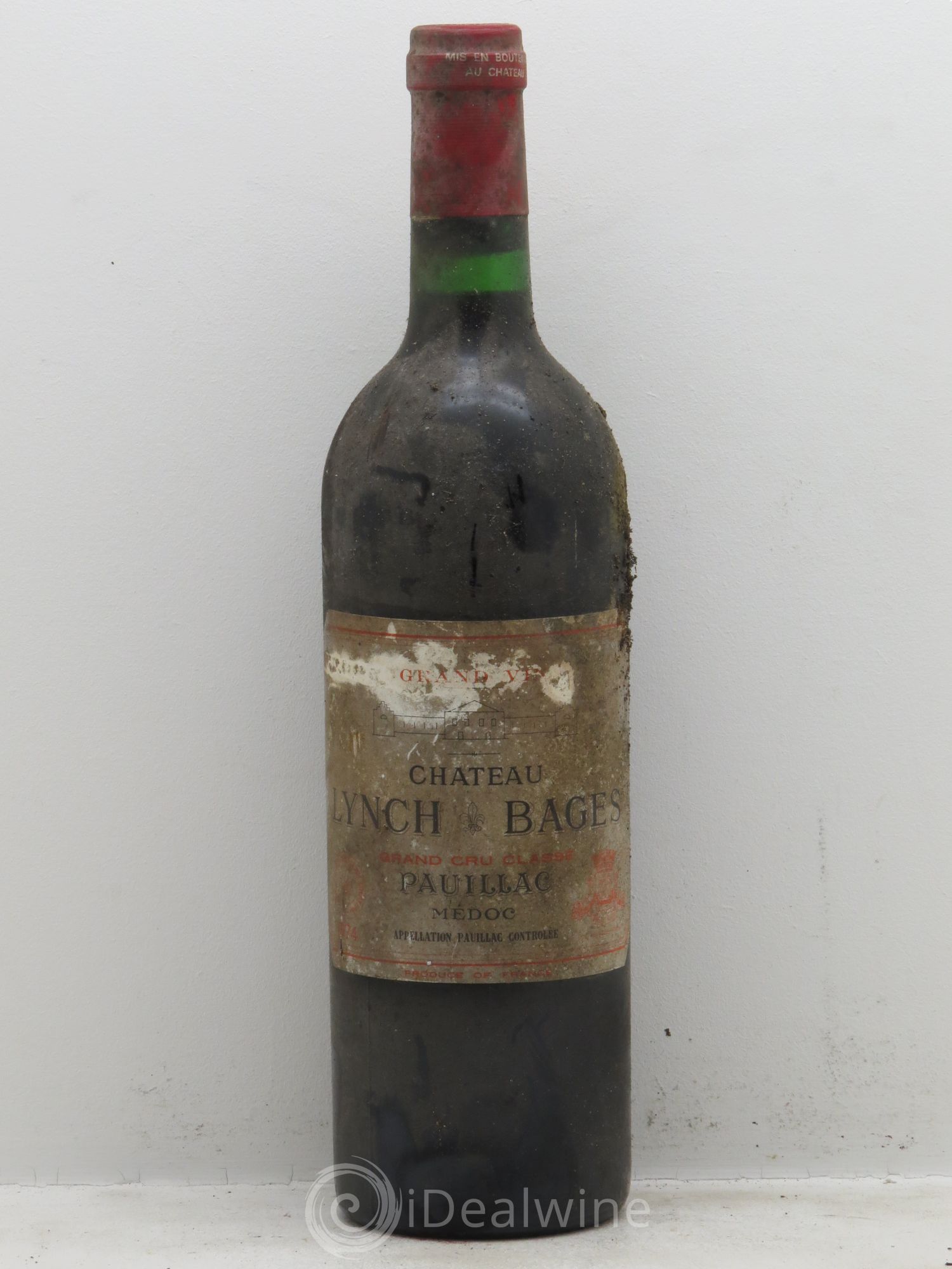 Château Lynch Bages 5ème Grand Cru Classé 1974 - Lot de 1 bouteille - 0