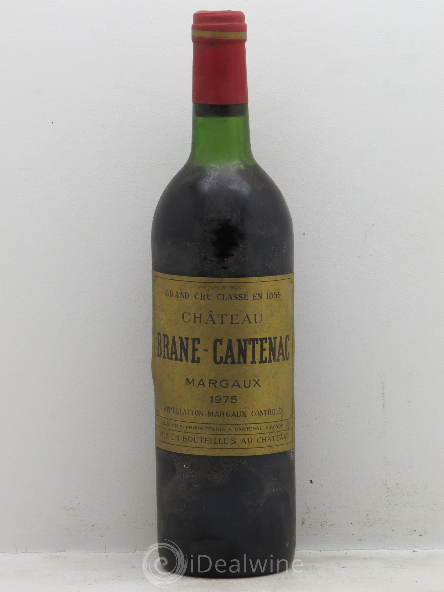 Château Brane Cantenac 2ème Grand Cru Classé 1975 - Lot de 1 bouteille - 0