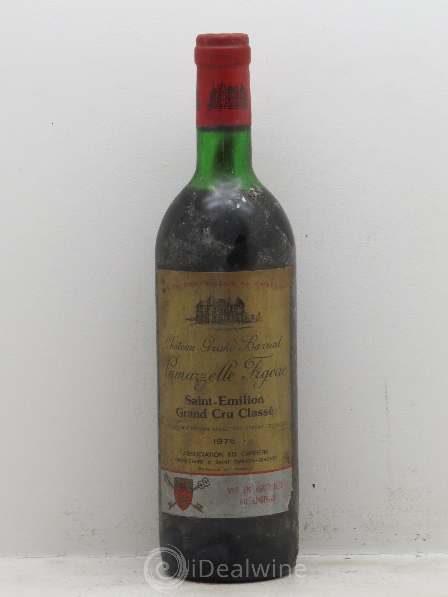 Château Grand Barrail Lamarzelle Figeac Grand Cru Classé 1976 - Lot de 1 bouteille - 0