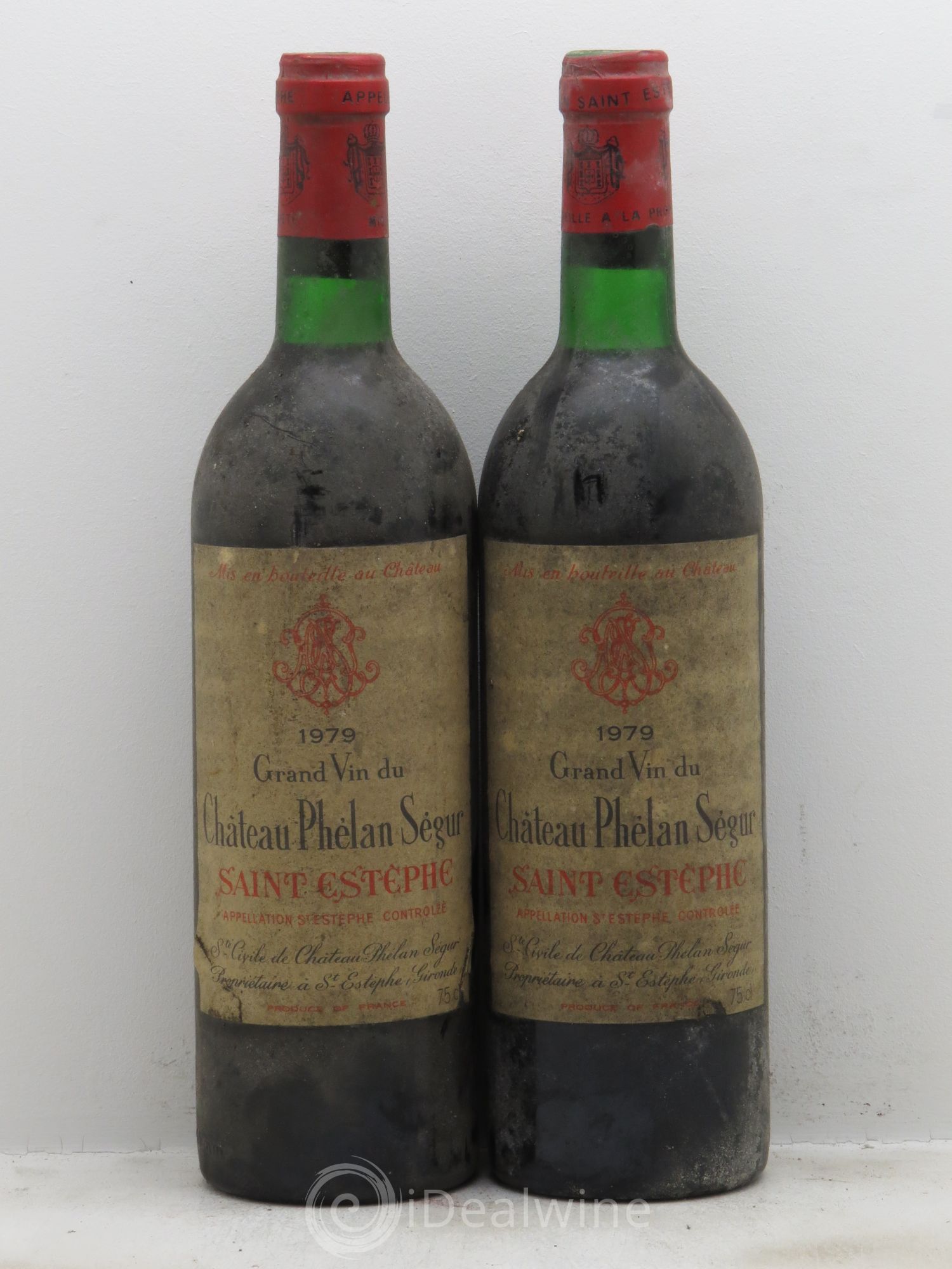 Château Phélan Ségur 1979 - Lot de 2 bouteilles - 0