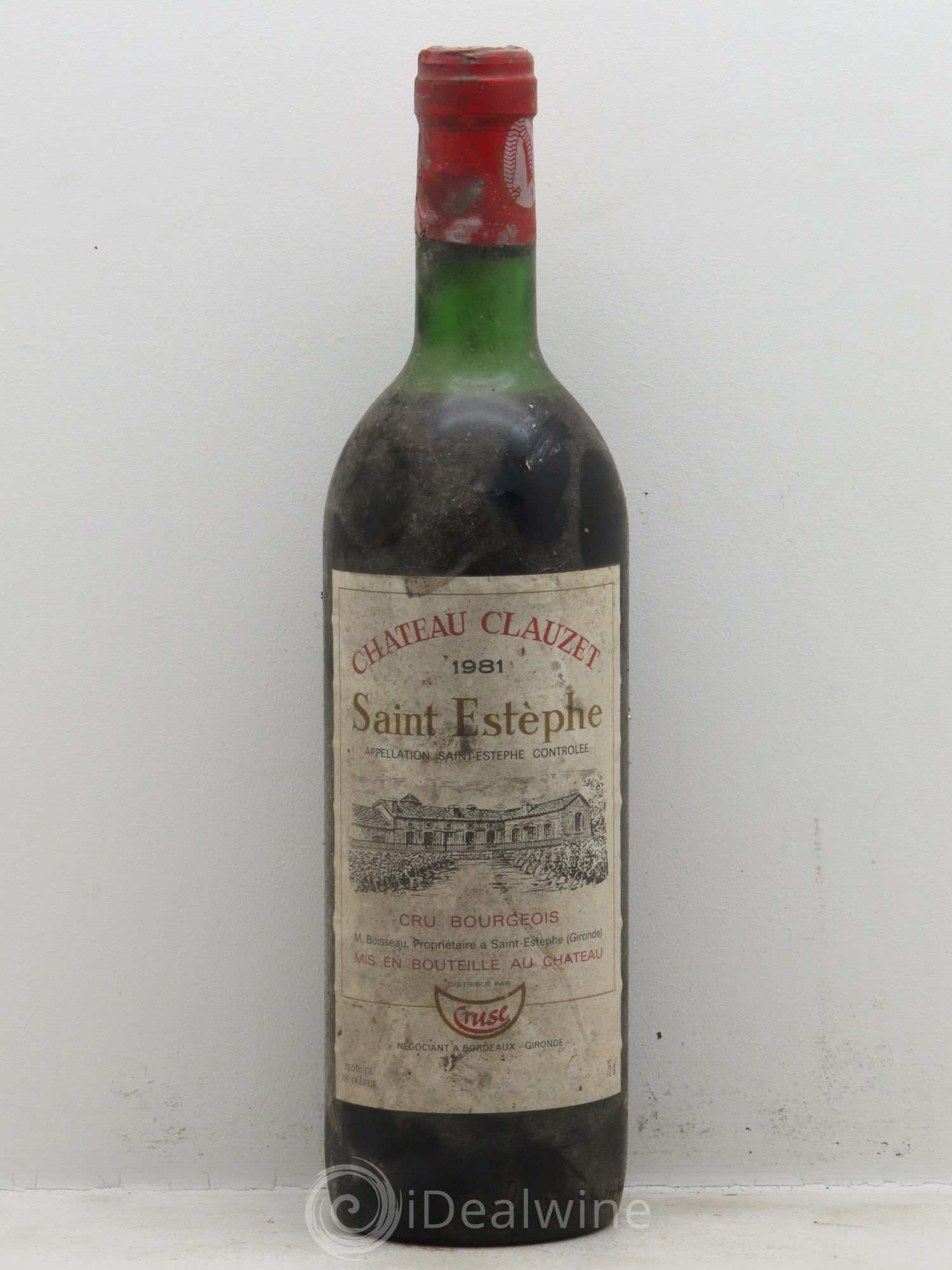 Château Saint-Estèphe Château Clauzet 1981 - Posten von 1 Flasche - 0