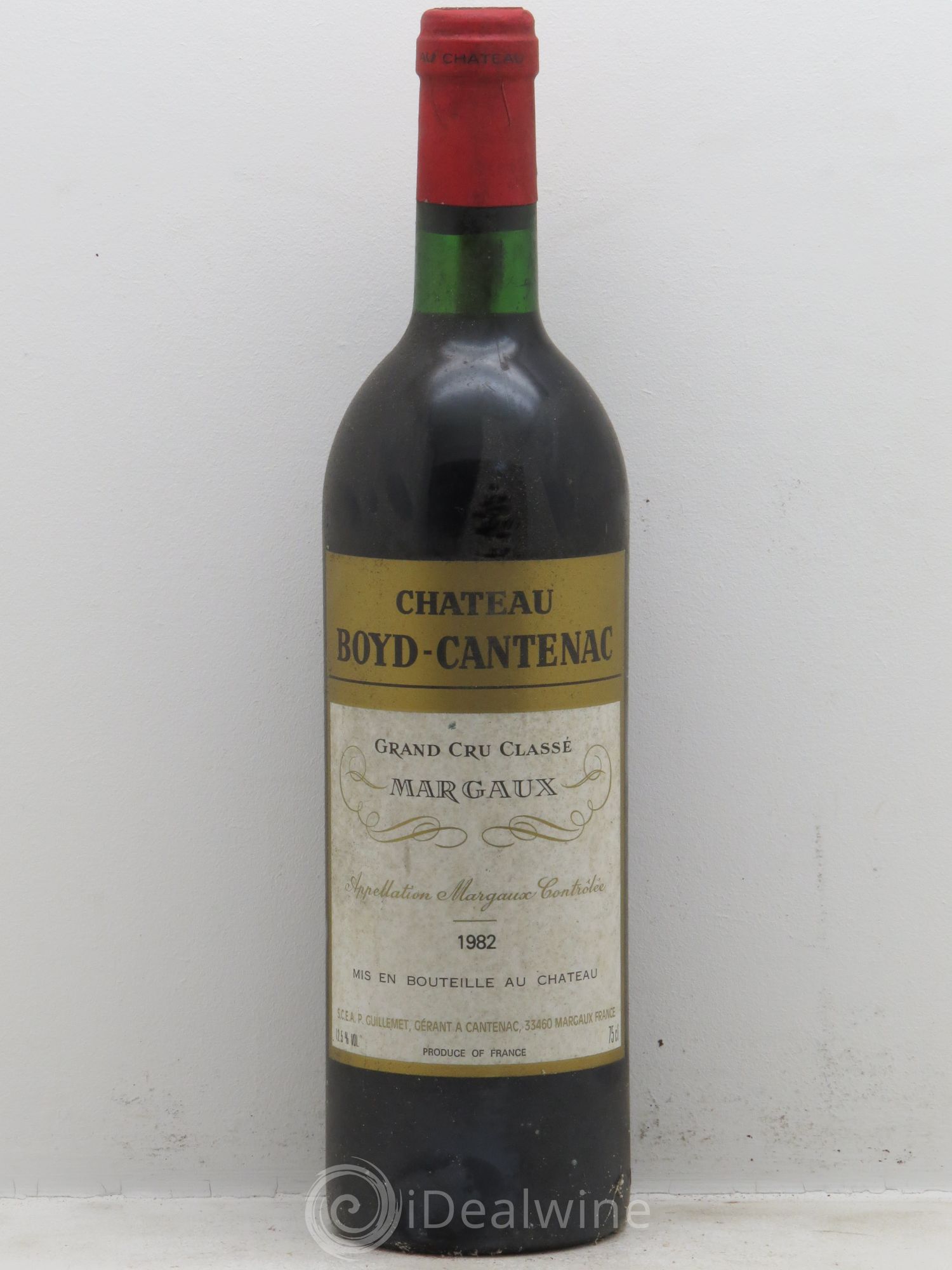 Château Boyd Cantenac 3ème Grand Cru Classé 1982 - Lot de 1 bouteille - 0