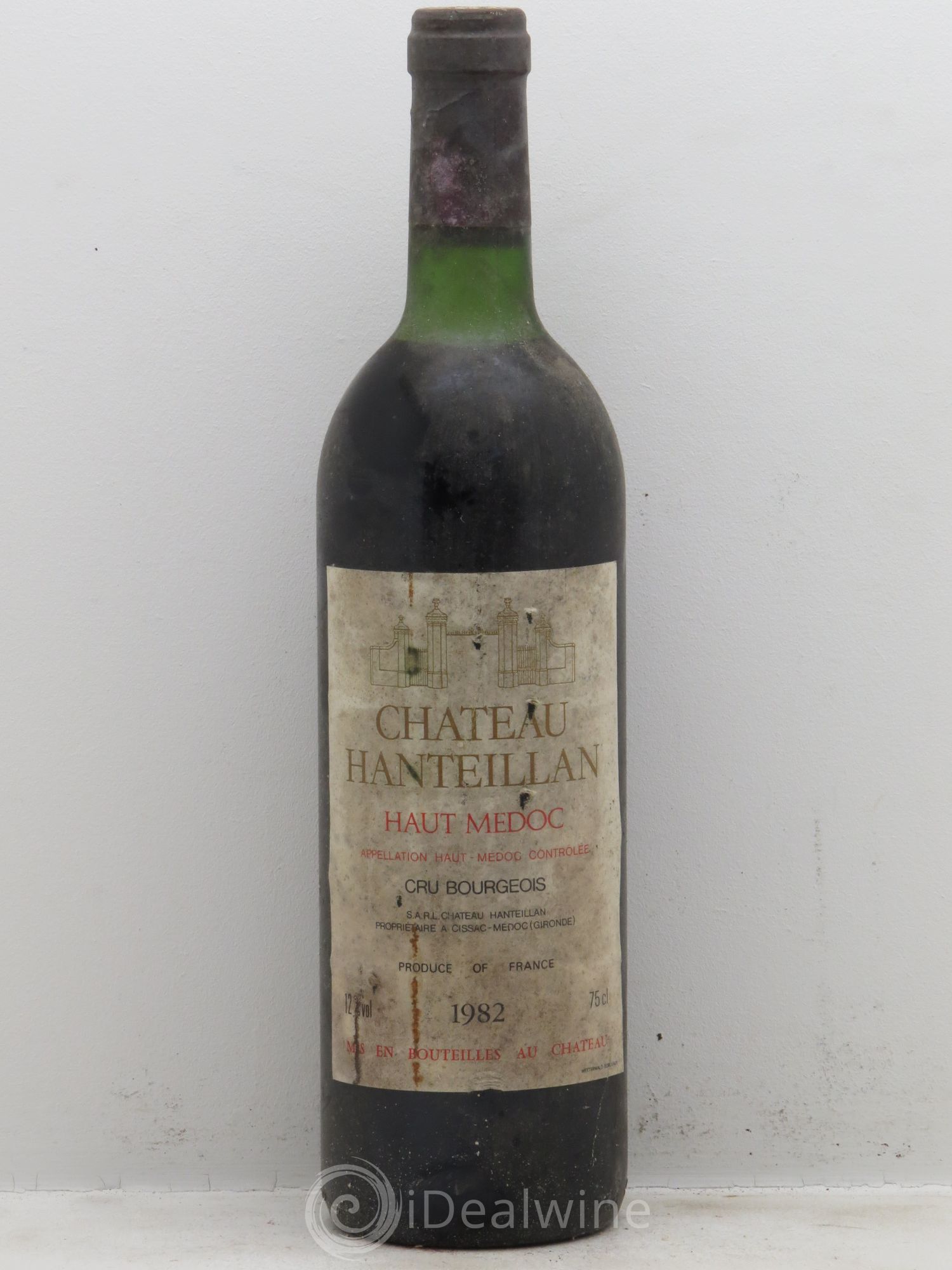 Château Hanteillan Cru Bourgeois 1982 - Lot de 6 bouteilles - 0